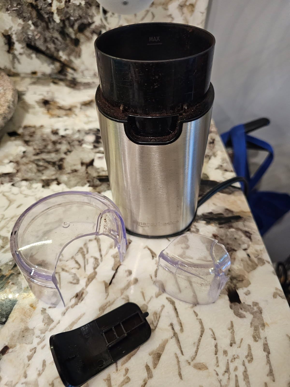 Amazon Basics Fast Electric Coffee Grinder for Home Use customer photo 2