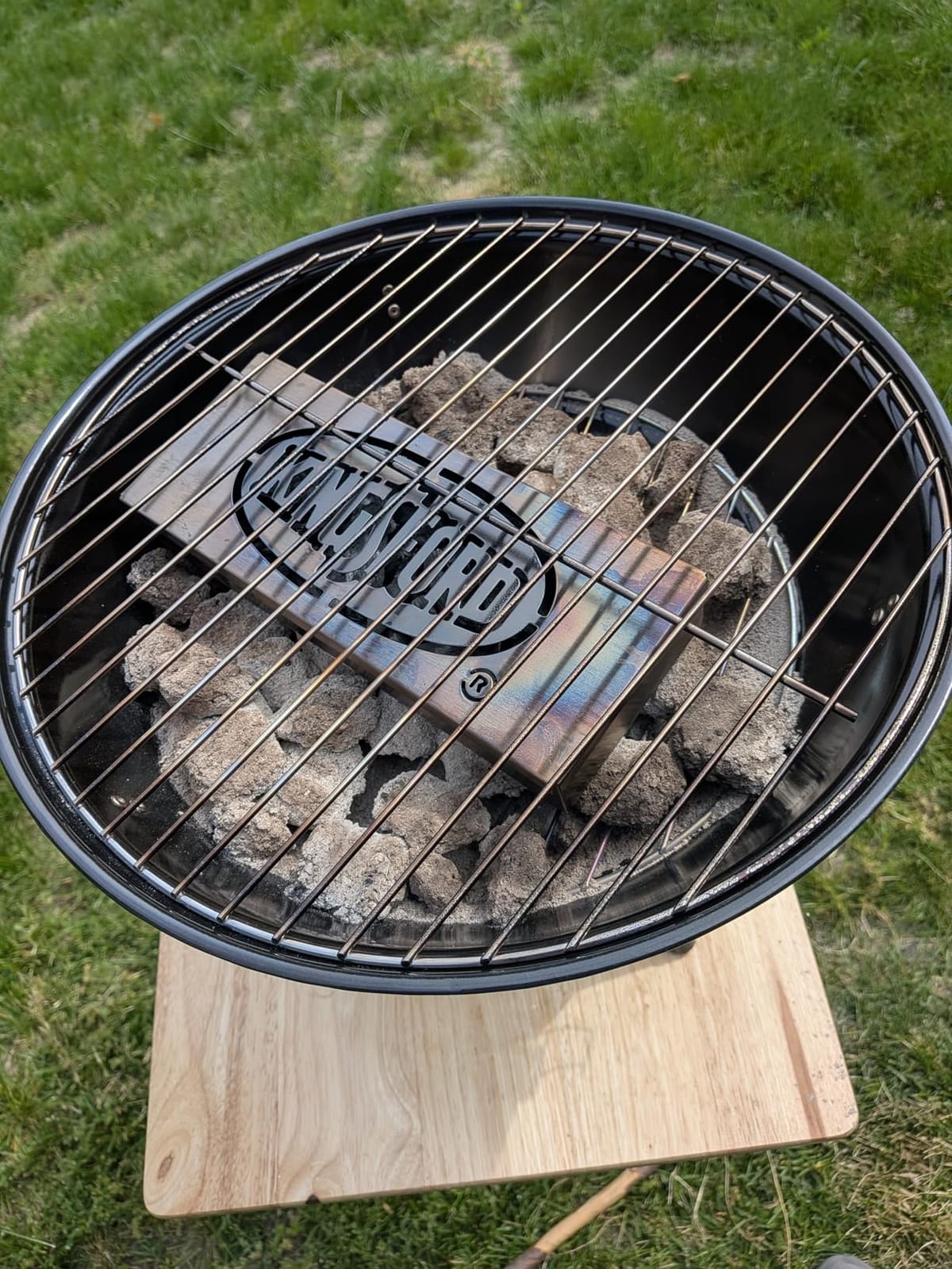 Kingsford Stainless Steel Wood Chip Smoker Box, 9.05 x 3.74 x 1.57 in | Fits gas and charcoal grates, dishwasher safe for reuse, adds smoky flavor without extra fuel customer photo 2
