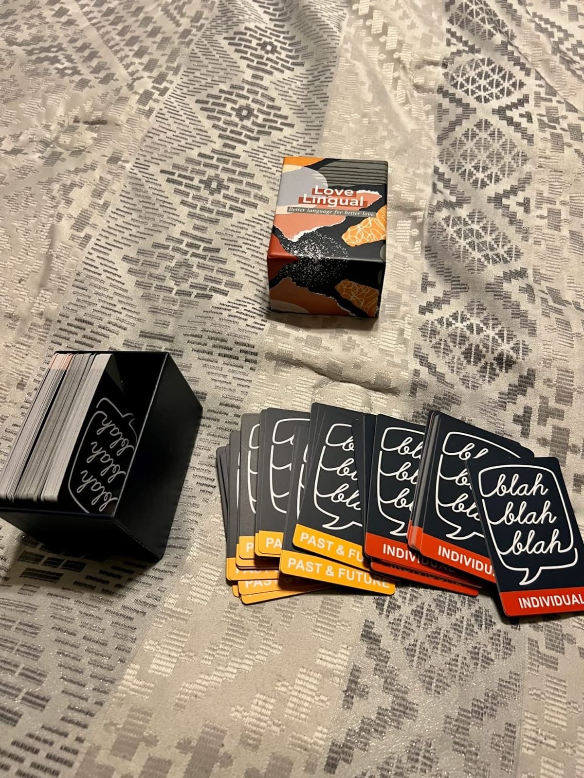 FLUYTCO Love Lingual: The Original Couples Card Game | 150 Conversation Starter Cards for Date Night, Deeper Connection & Relationship Building | Intimacy Game customer photo 1