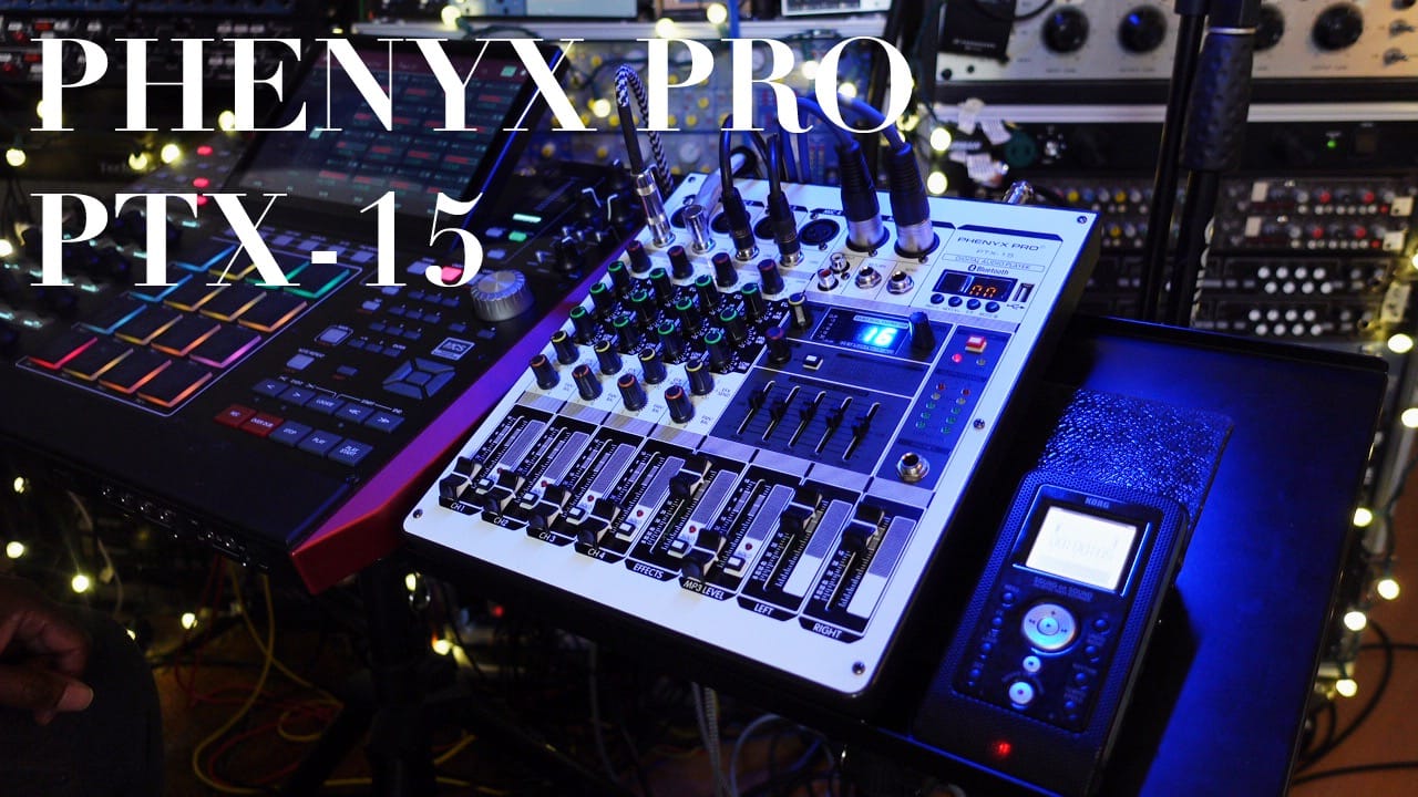 Professional Audio Mixer, Phenyx Pro Sound Console w/USB Audio Interface, 4-Channel Sound board DJ Mixer w/Stereo Equalizer, 16 DSP Effects, suitable for Stage, Live Gigs, and Karaoke (PTX-15) customer photo 2