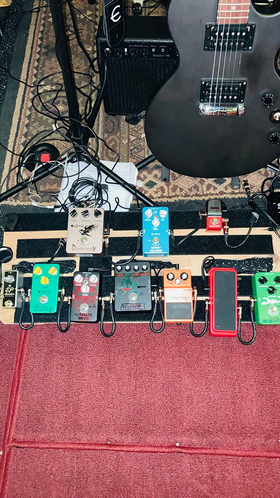 JOYO Digital Delay Guitar Pedal, Analog-Voiced with Special Filter Circuit, 25-600ms for Electric Guitar & Bass, True Bypass (JF-08) customer photo 1