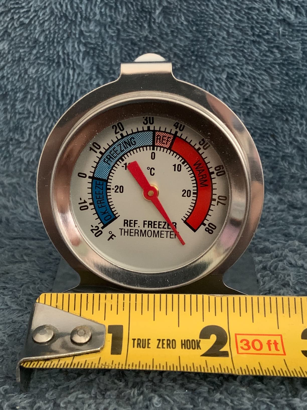 4 Pack Refrigerator Freezer Thermometer Large Dial Analog Thermometer customer photo 1