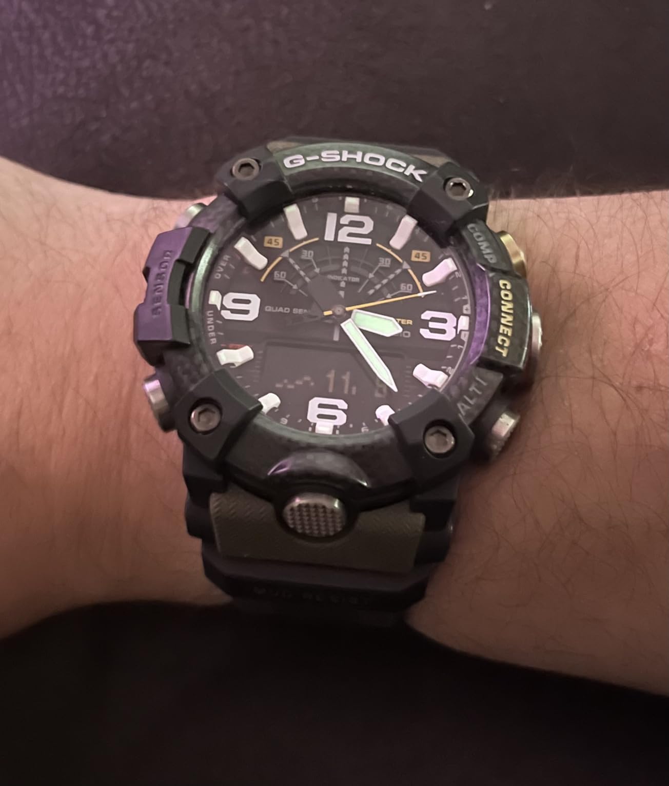 Casio GGB100-1A3 Master of G Mudmaster Men's Watch Green 55mm Carbon customer photo 1