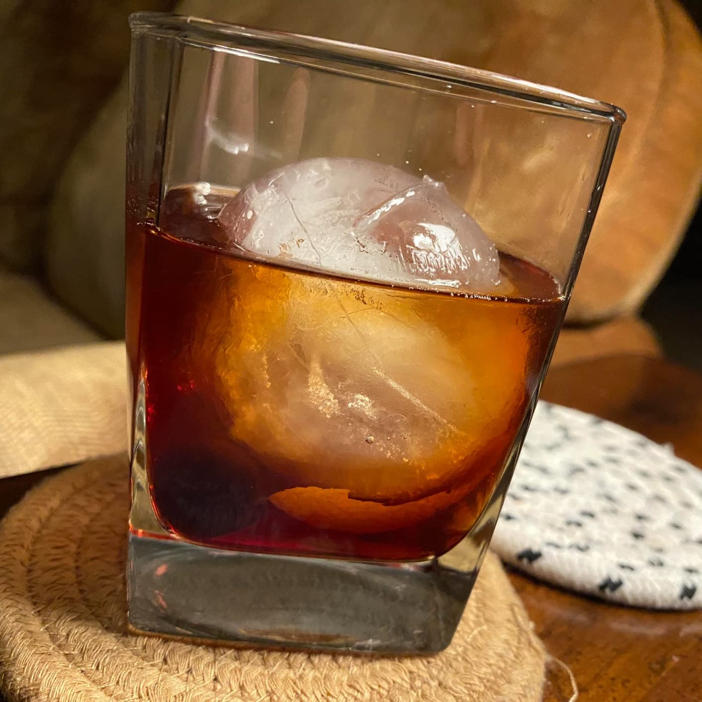 Ball Ice Cube Tray and Big Cube Molds for Whiskey - 100% Silicone Sphere & Square Combo Set customer photo 1