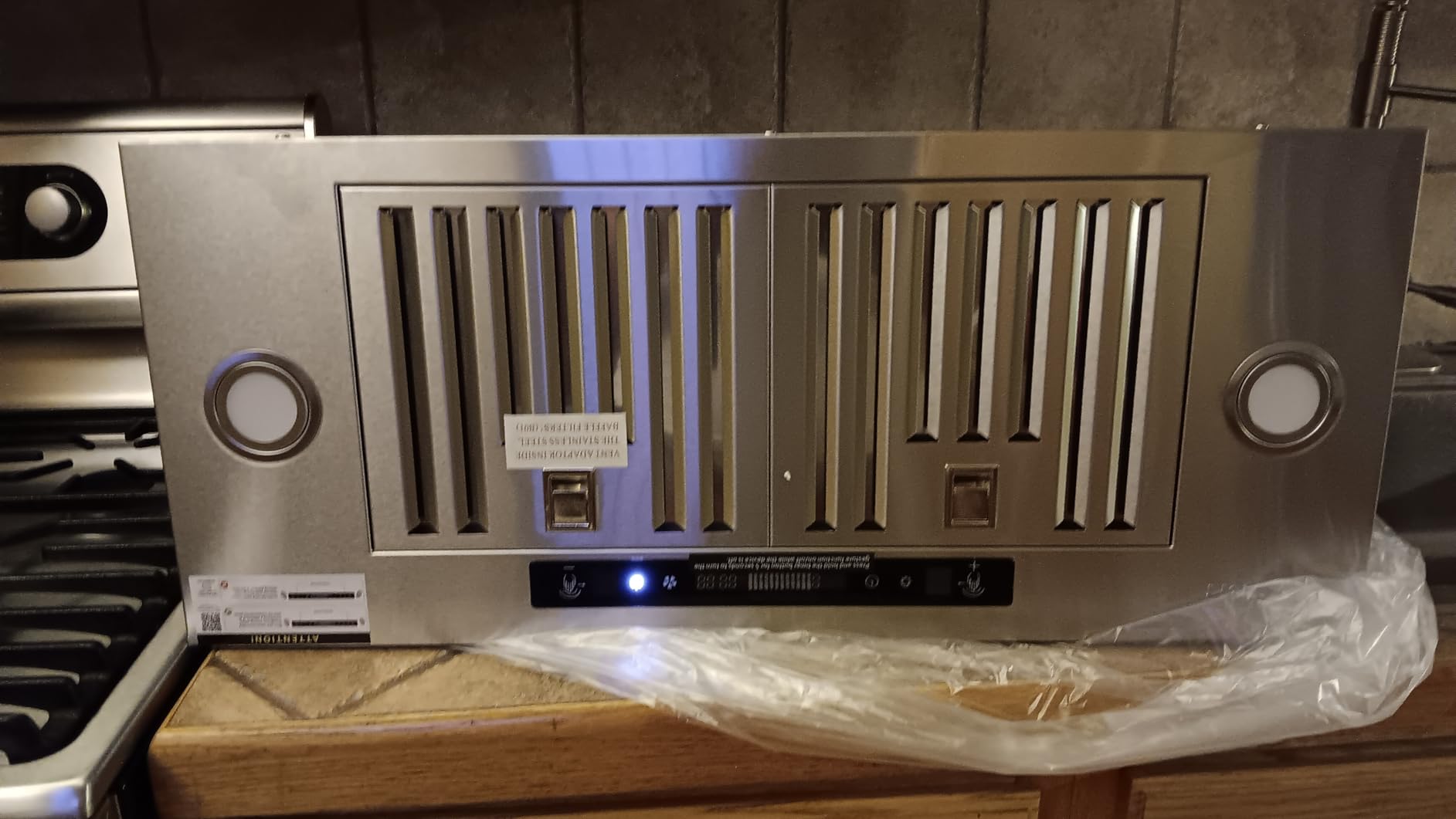 IKTCH 30 inch Insert Range Hood 900 CFM, Ducted/Ductless Vent Hood | Stainless Steel Built-in Kitchen Vent Hood with 4 Speed Gesture Sensing & Touch Control Panel customer photo 2