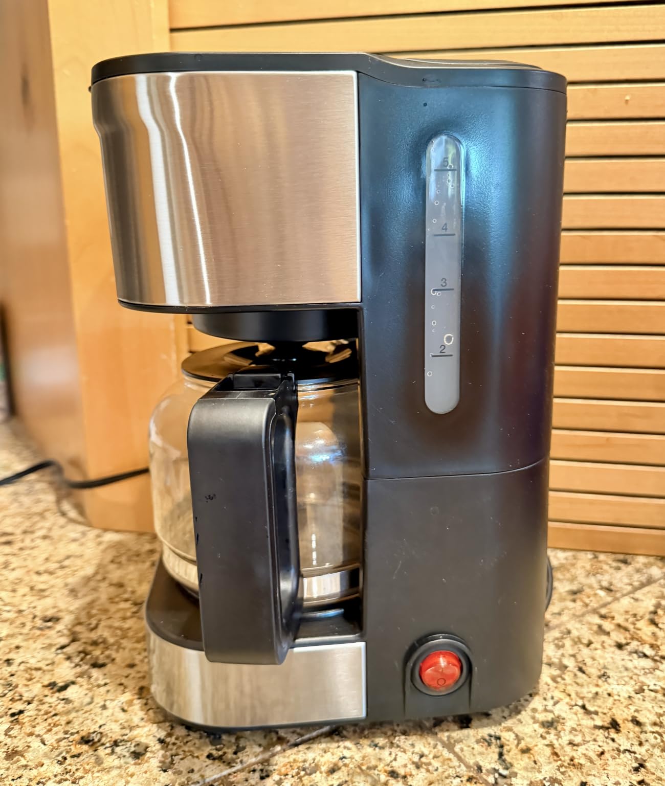 KRUPS Simply Brew Compact 5 Cup Coffee Maker: Stainless Steel Design, Pause & Brew, Keep Warm, Reusable Filter, Drip-Free Carafe customer photo 2
