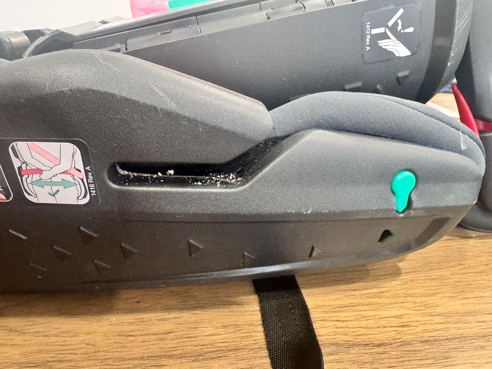 Mifold Hifold Adjustable Kids High Back Booster Car Seat with Strap – Slate Grey customer photo 1