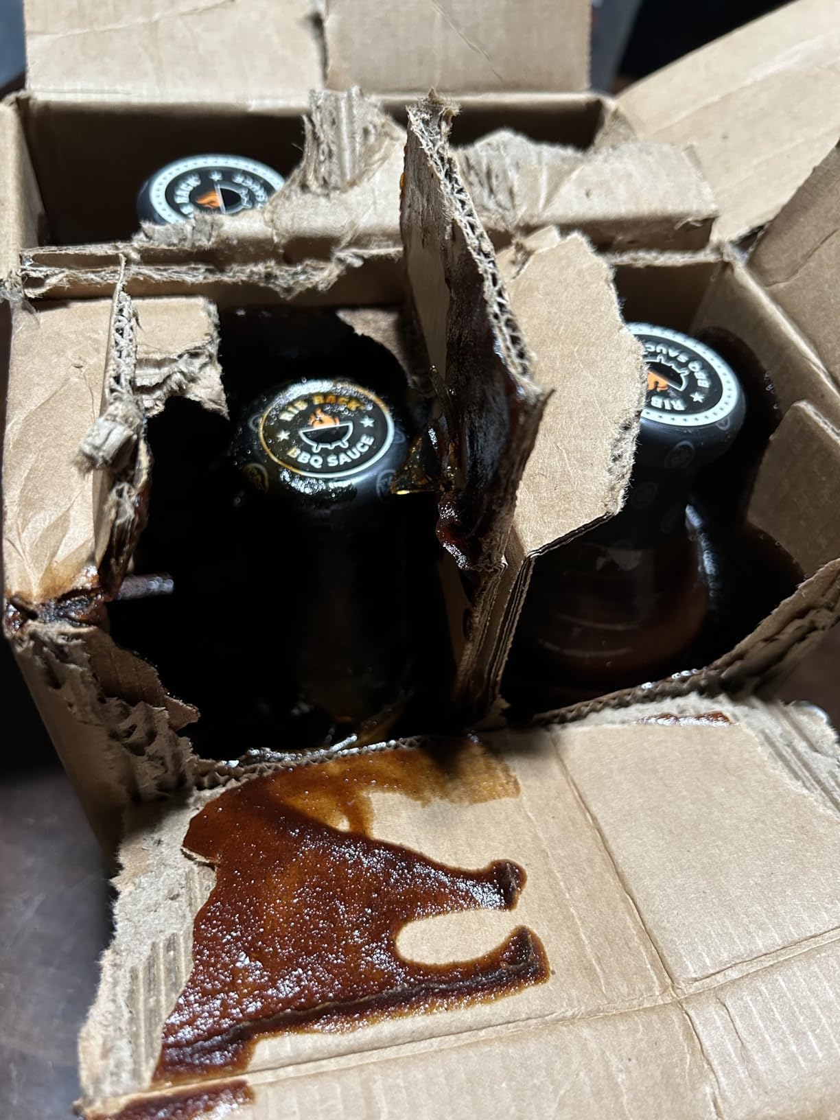 Rib Rack BBQ Sauce, Variety Pack: Original, Sweet Honey, Southern Bourbon, and Campfire Cider - 4 Count customer photo 1