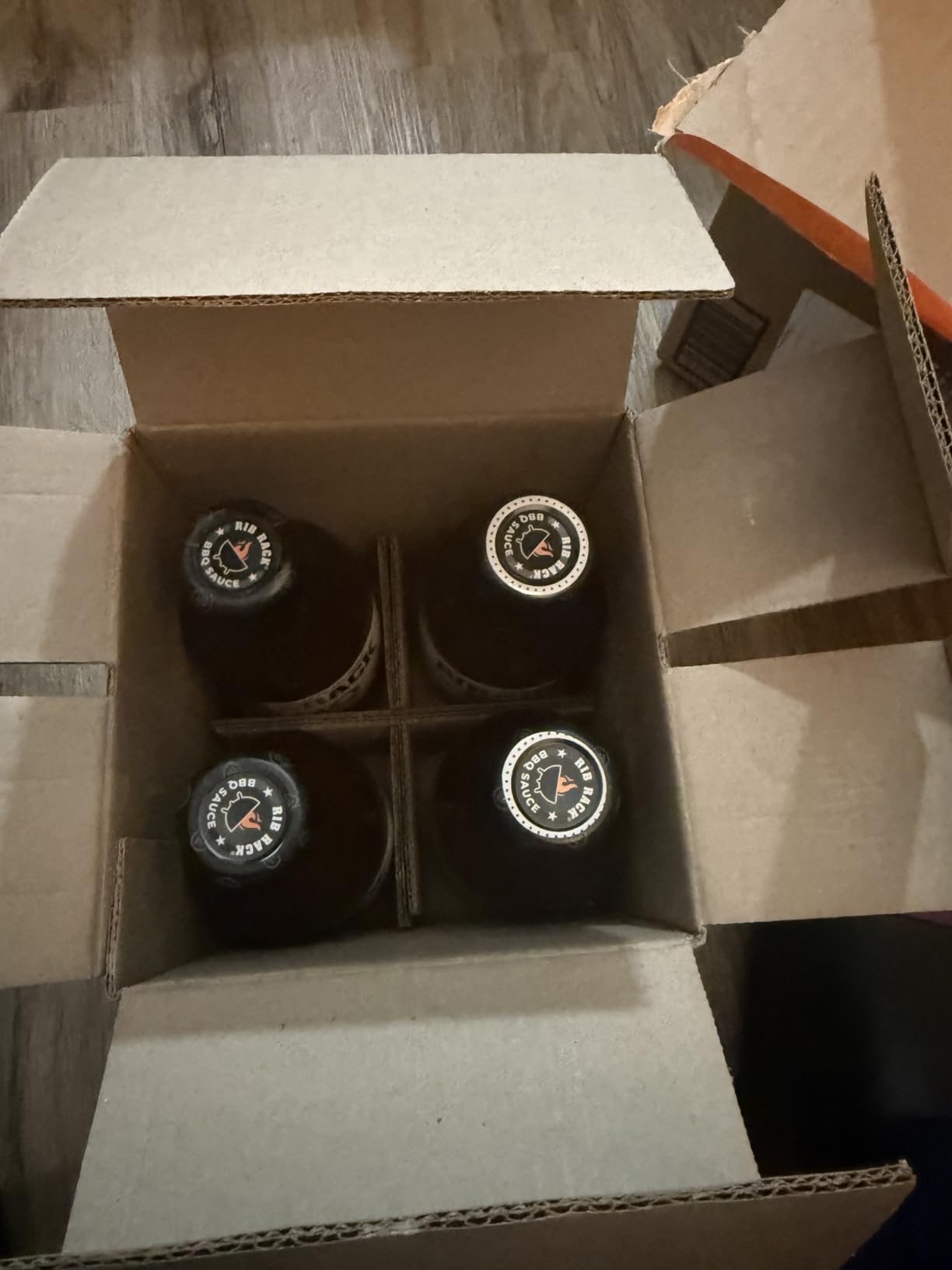 Rib Rack BBQ Sauce, Variety Pack: Original, Sweet Honey, Southern Bourbon, and Campfire Cider - 4 Count customer photo 2