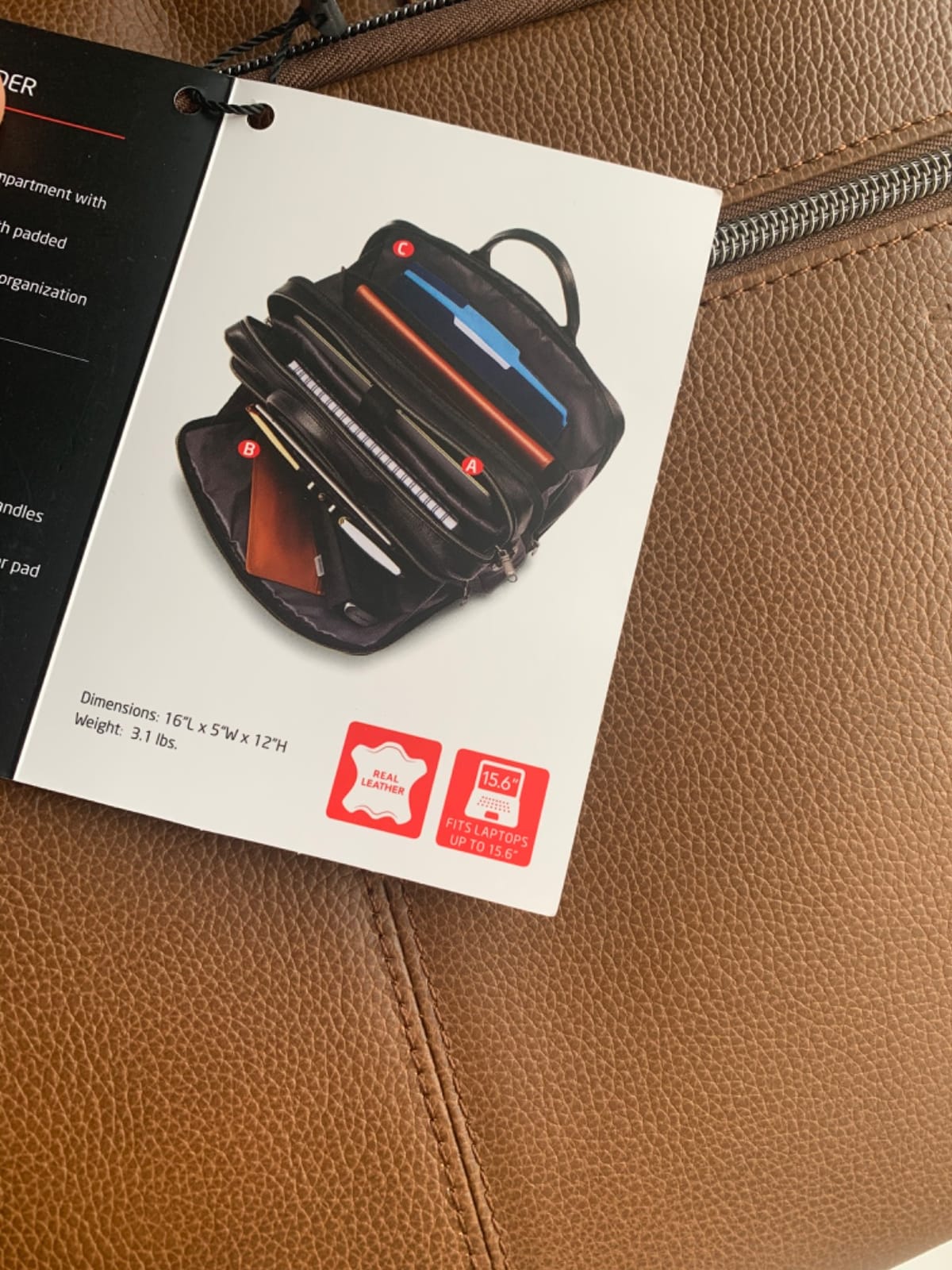 Samsonite Classic Leather Toploader Briefcase customer photo 1