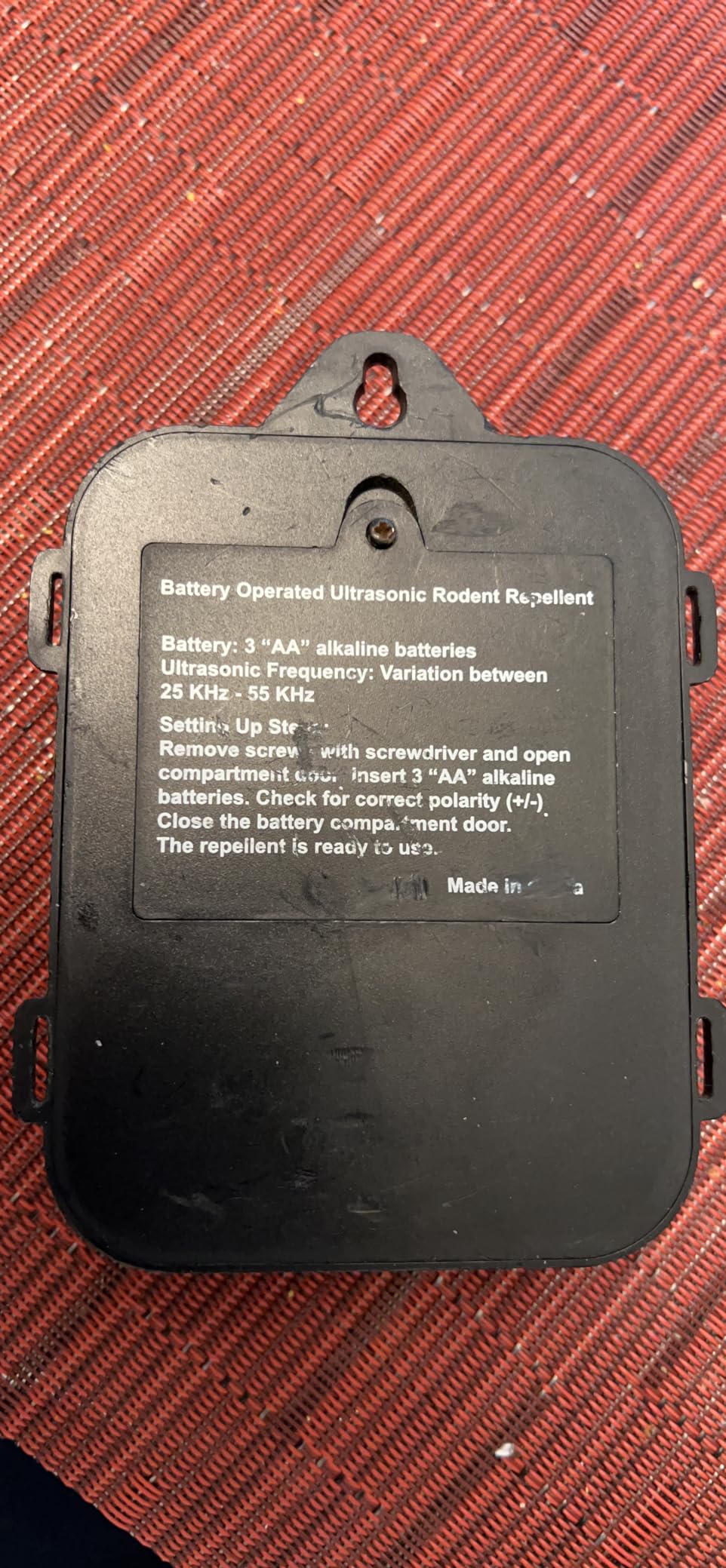 Angveirt Battery Operated Ultrasonic Rodent Repellent for Cars & Garages customer photo 2