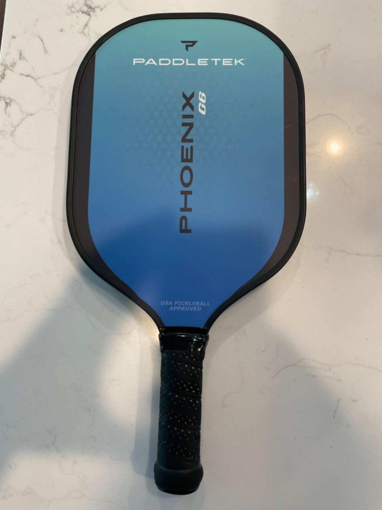 Paddletek Phoenix G6 Pickleball Paddle | Professional Pickleball Paddles with Honeycomb Core, Polycarbonate Surface, Graphite PolyCore & High Tack Performance Grip | USAPA Approved customer photo 2