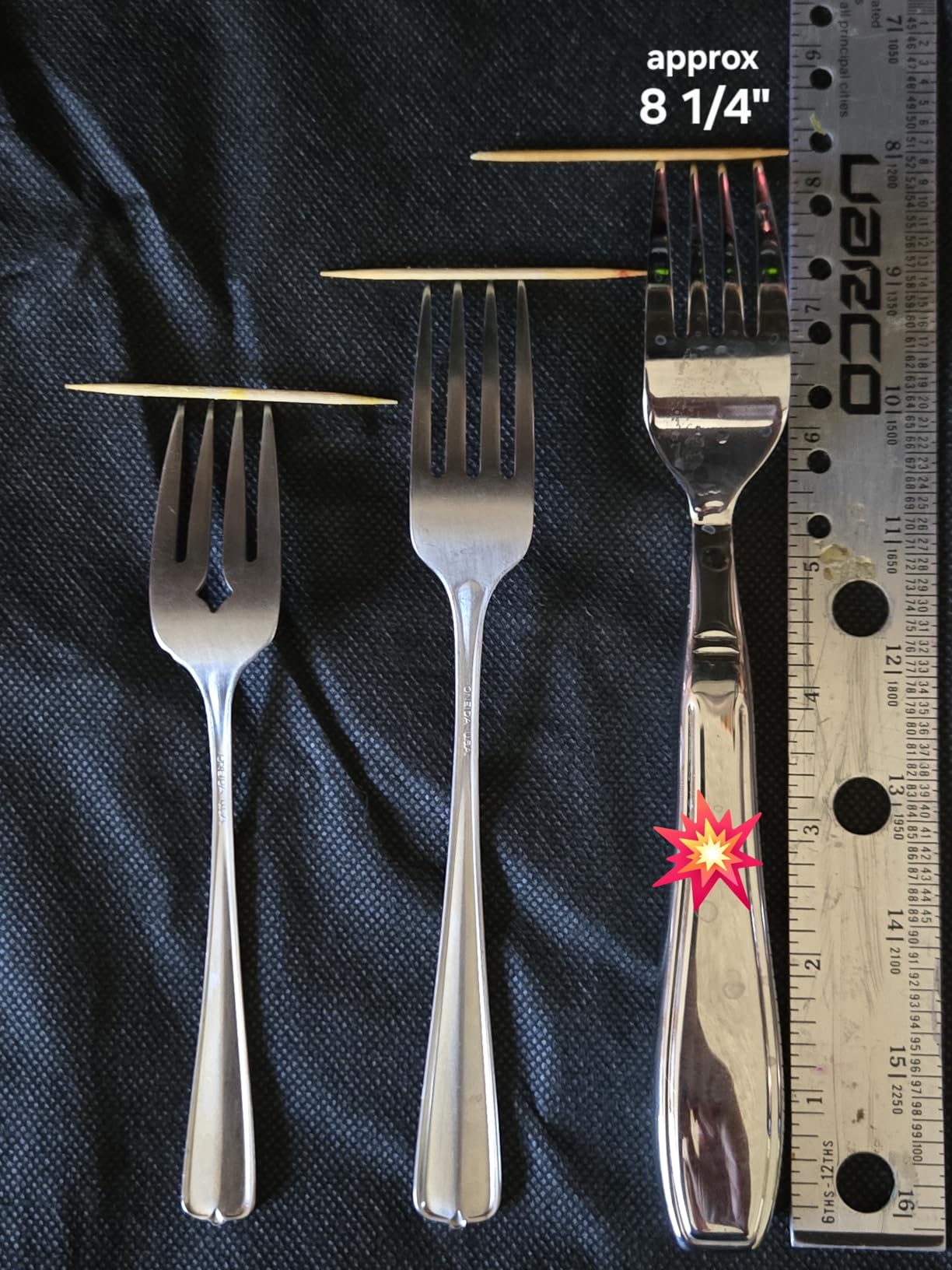 Weighted Utensils for Tremors and Parkinsons, Heavy Weight Stainless Steel Silverware Set, Adaptive Eating Flatware Helps Hand Tremors, Parkinsons Aids for Living, Arthritis - Knife, Fork, Spoons, 7oz customer photo 1