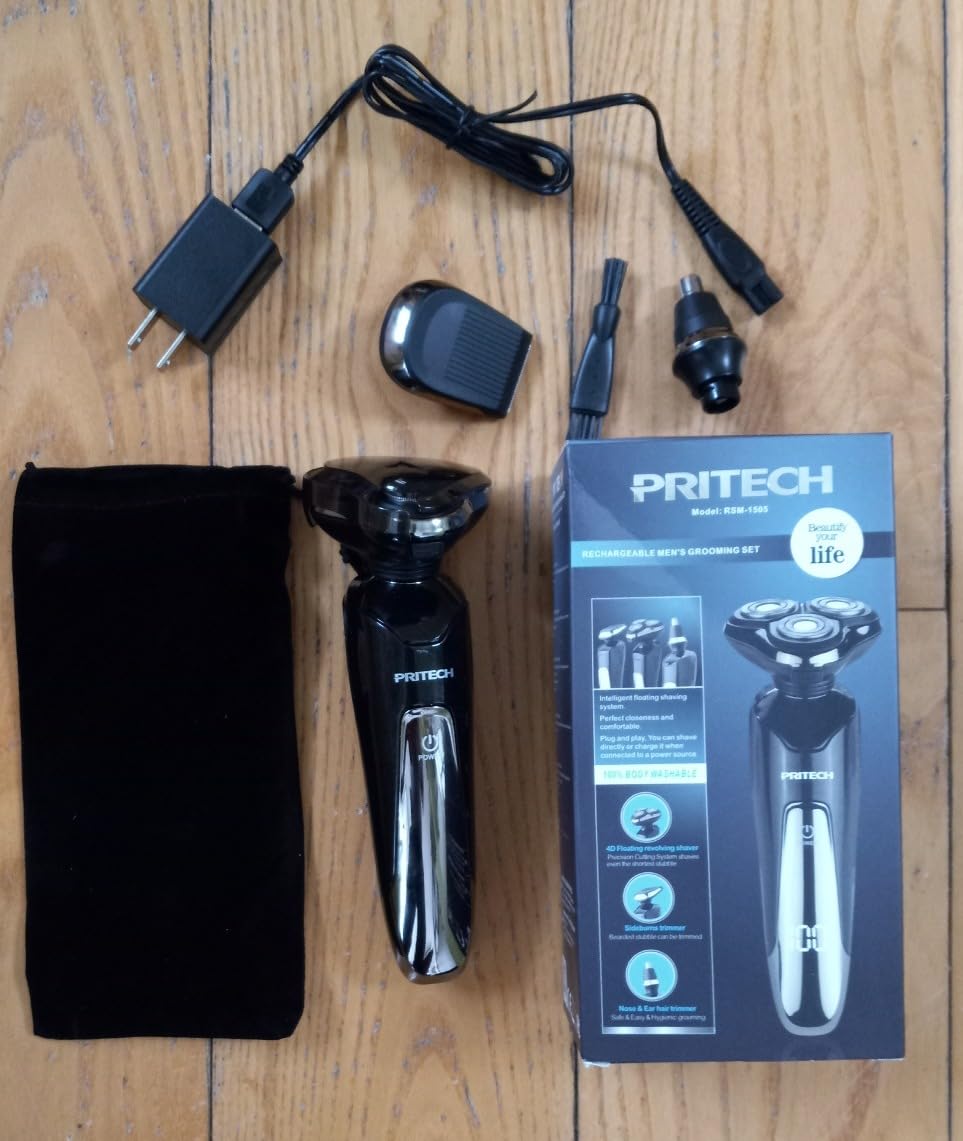 PRITECH Electric Razor for Men Rotary Electric Shavers for Men customer photo 1