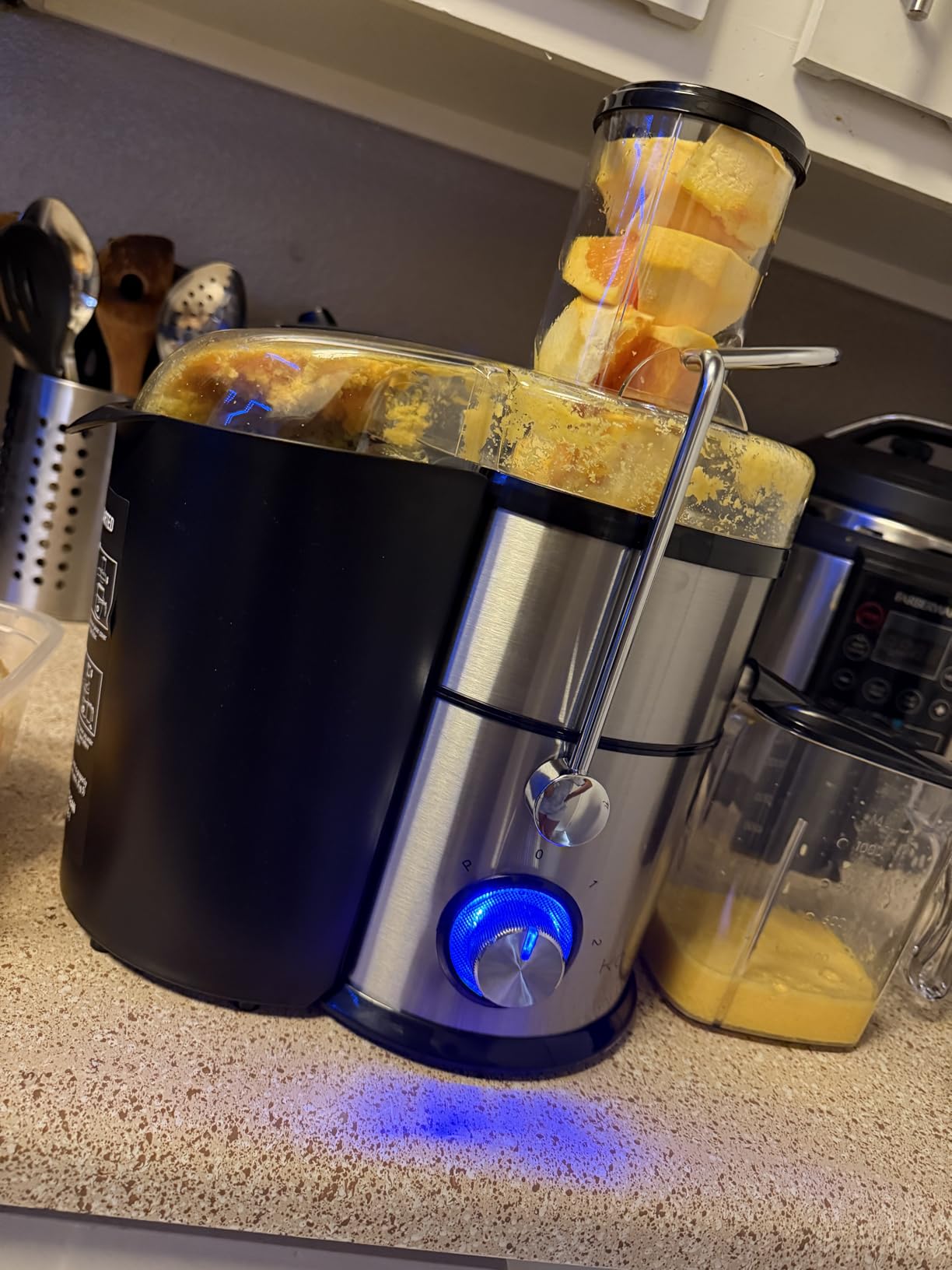 KOIOS 1300W Centrifugal Juicer Machine with 3