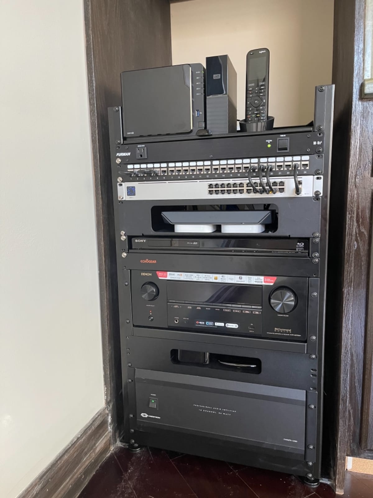 ECHOGEAR 15U Open Frame Rack w/Optimal Air Flow, DIY Assembly, 20.4” Depth customer photo 2