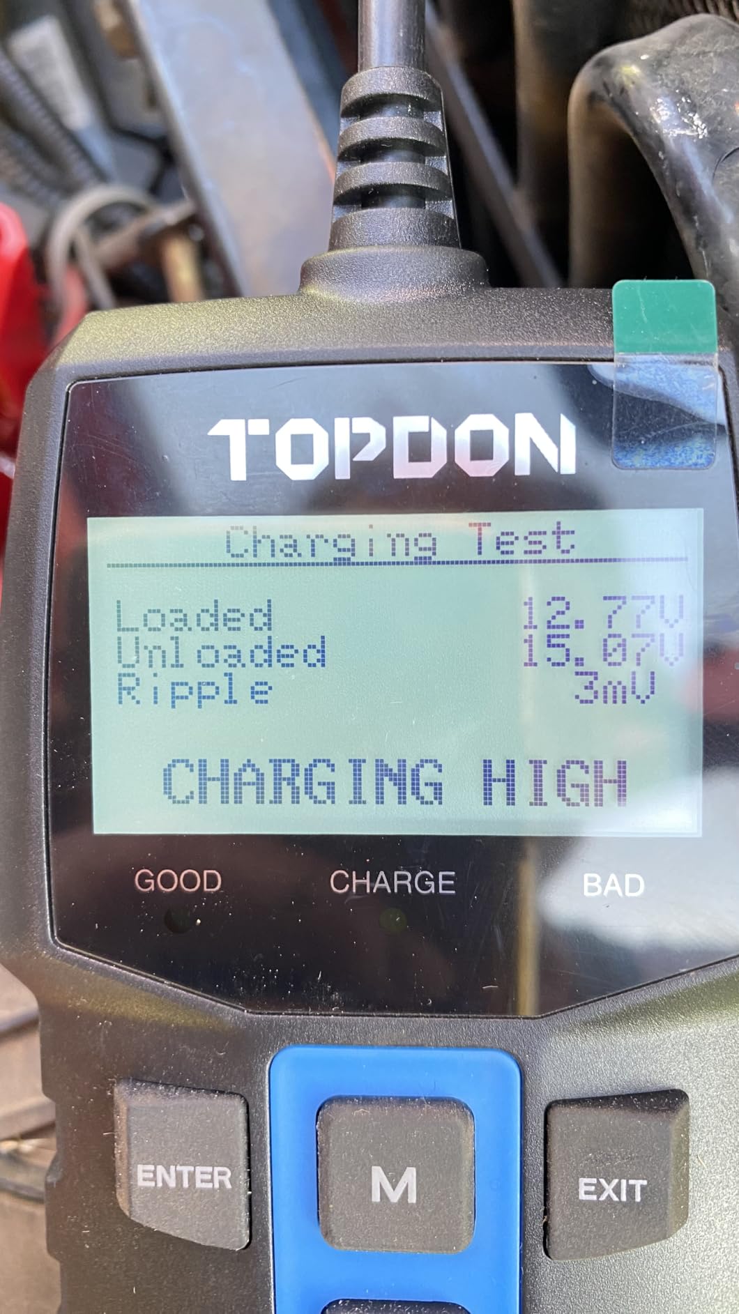 TOPDON BT100 12V Car Battery Tester, Automotive Battery Load Tester, 100-2000 CCA customer photo 1
