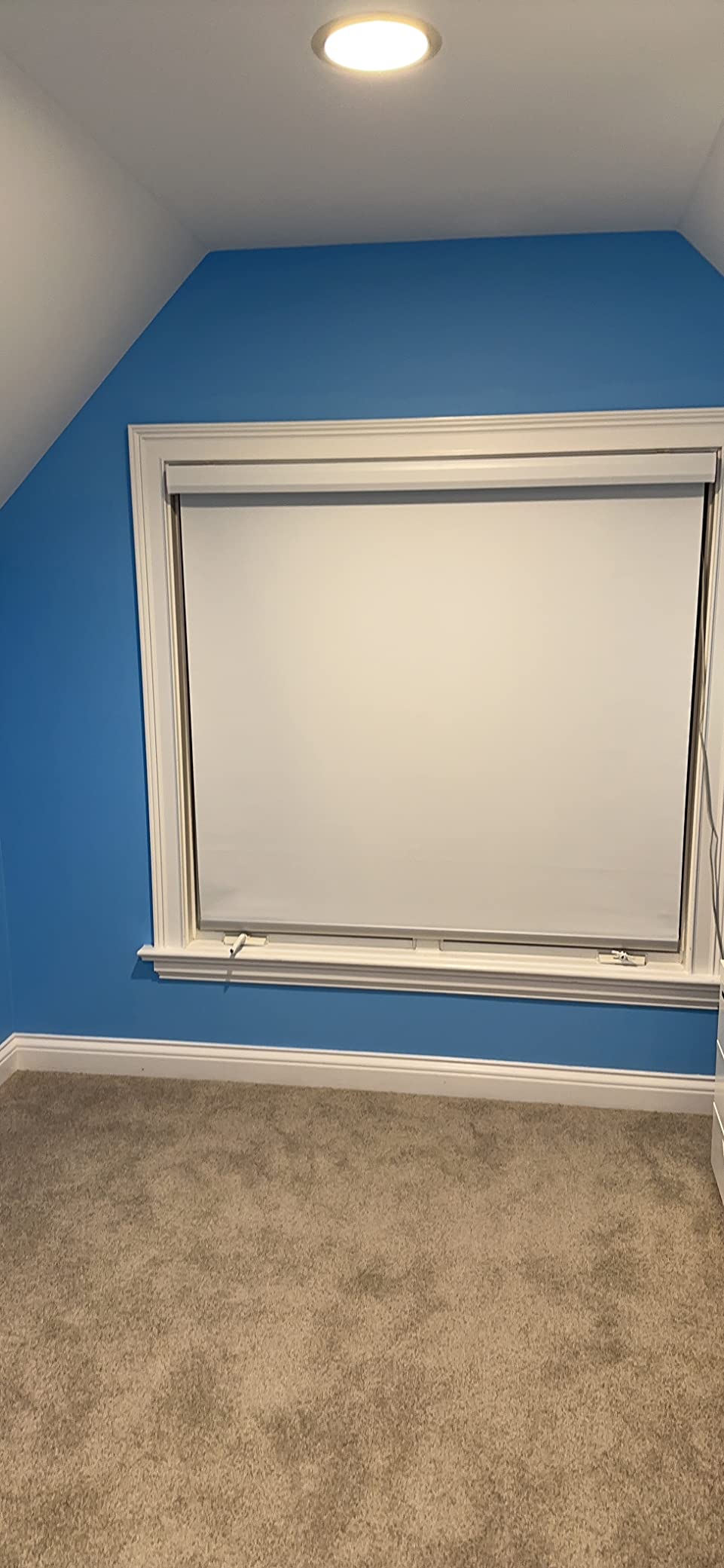 Graywind Motorized Shades 100% Blackout Compatible with Alexa Google WiFi Smart Hardwired Window Shade Remote Control Thermal Insulated Electric Blinds, Customized Size (Matt Black) customer photo 2