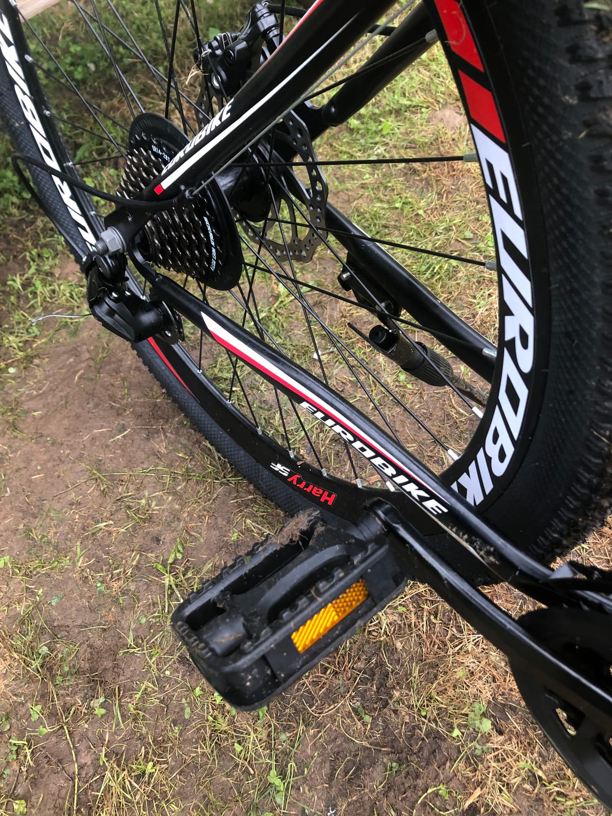 EUROBIKE Mountain Bike,OBK 27.5 Wheels Mountain Bike,Daul Disc Brakes 21 Speed,Mens Bicycle Front Suspension for Men Women customer photo 2