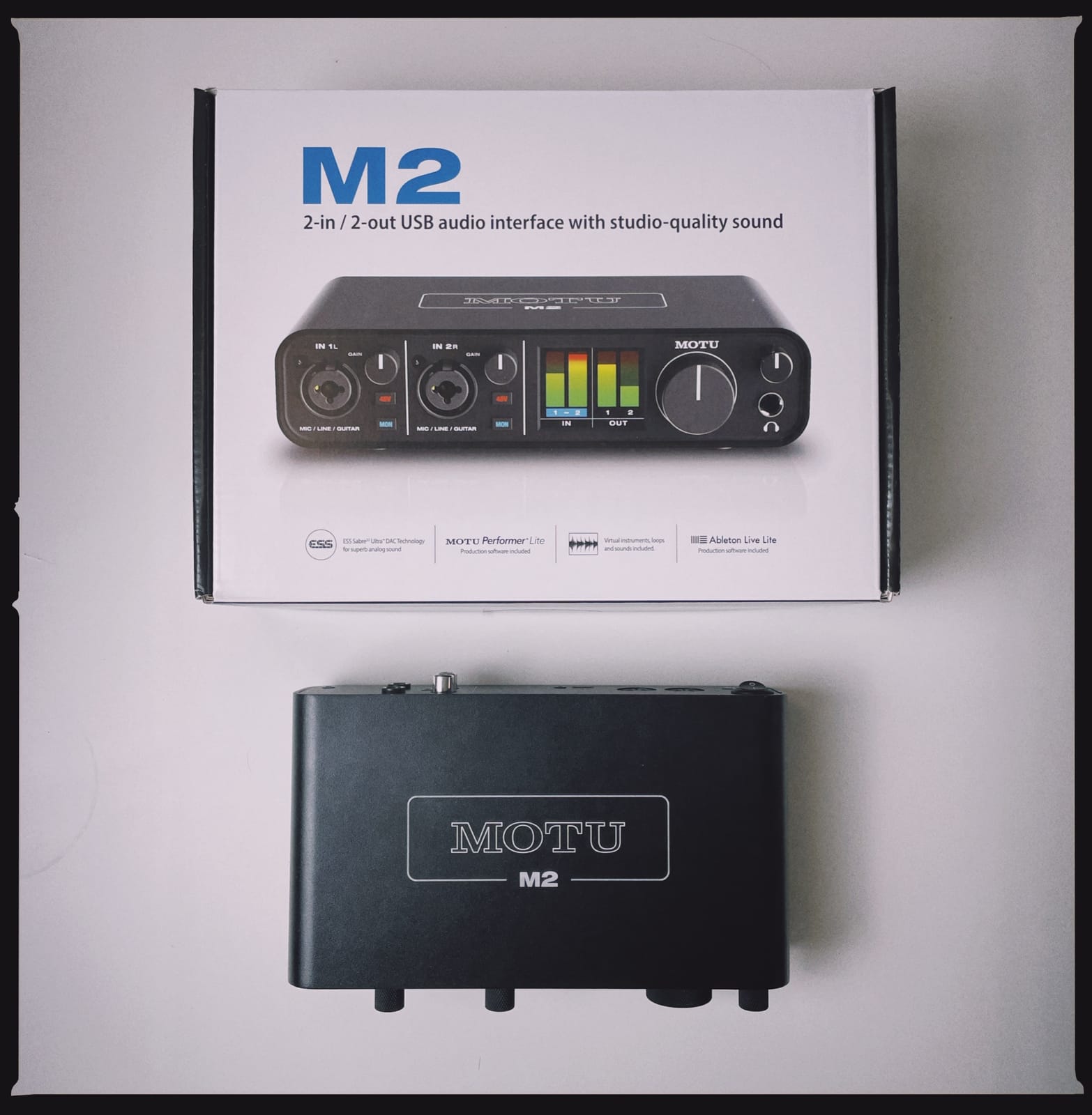 MOTU M2 USB-C Audio Interface customer photo 2