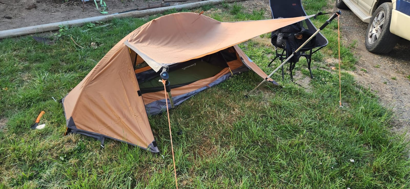 camppal 1 Person Tent for Camping Hiking Mountain Hunting Backpacking Tents 4 Season Resistance to Windproof Rainproof and Waterproof customer photo 2