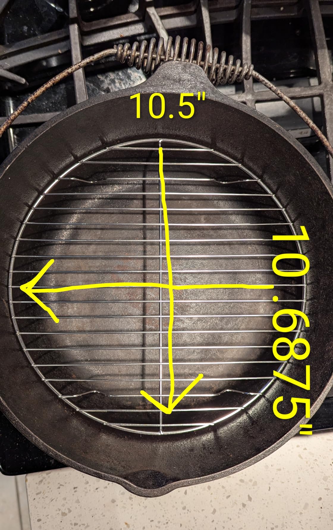E-far 9 Inch Round Canning Cooking Racks, Stainless Steel Round Steaming Baking Cooling Rack Set of 2, Multi-Purpose for Air Fryer Pressure Cooker, Dishwasher Safe customer photo 1