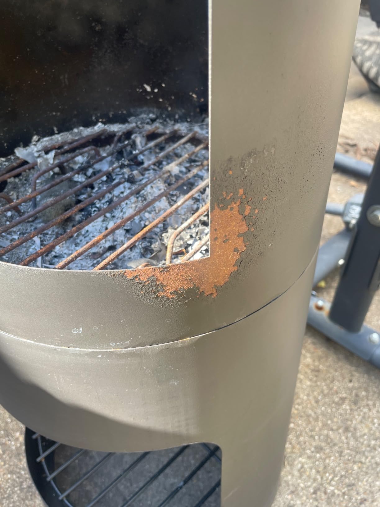 Sunnydaze Chiminea Outdoor Fireplace - Chiminea Fire Pit with Poker and Cover - Outdoor Wood-Burning Fire Pit - Black customer photo 2