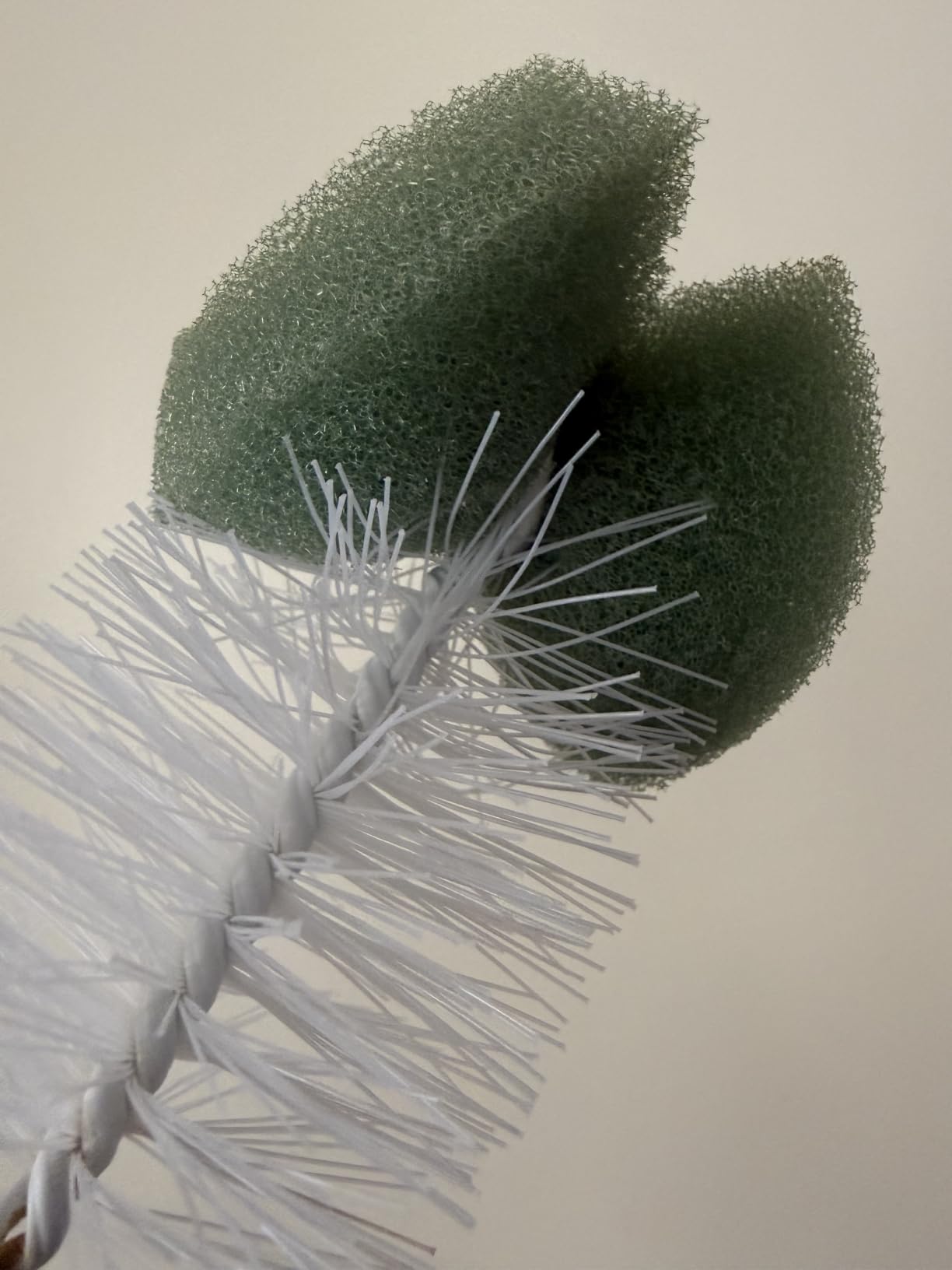 Munchkin Sponge Bottle Brush, Grey/Sage, 2 Count (Pack of 1) customer photo 2