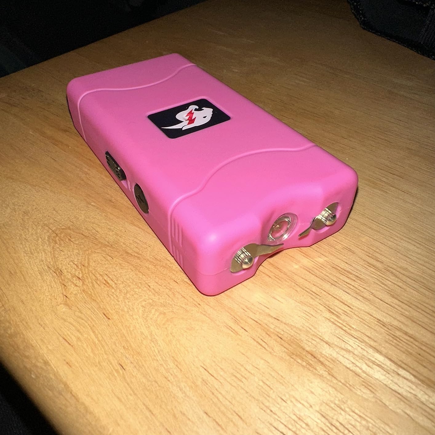 FIGHTSENSE Super Heavy Duty 35 Billion Mini Stun Gun for Self Defense with Bright Led Flashlight, Rechargeable Battery, Nylon Holsters with Belt Loop for Easy Cary customer photo 2