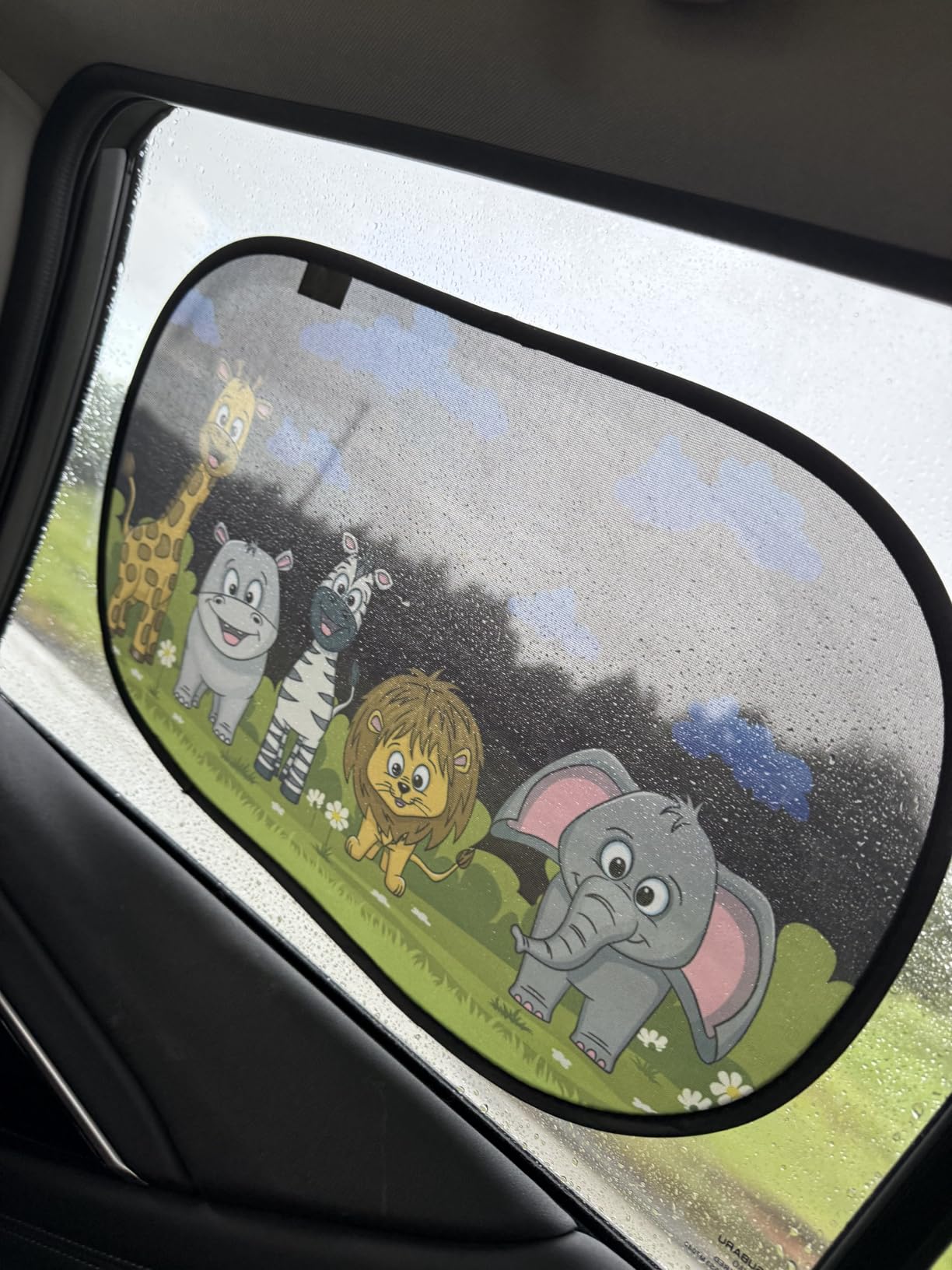 CARAMAZ Car Window Shade for Baby with Certified UV-Protection 2 Pack - 20