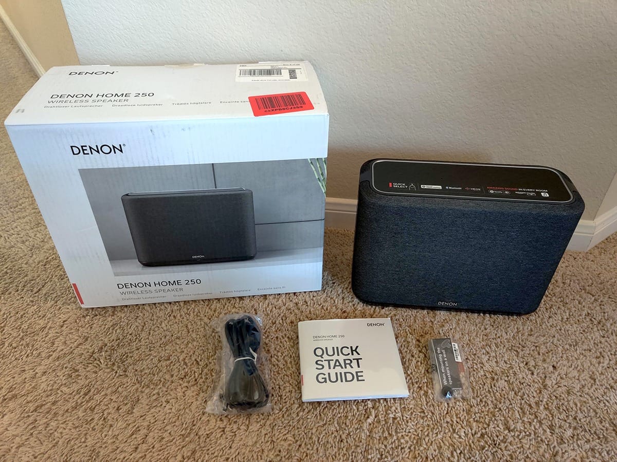 Denon Home 250 Wireless Smart Speaker, Bluetooth Stereo Speaker, White customer photo 2