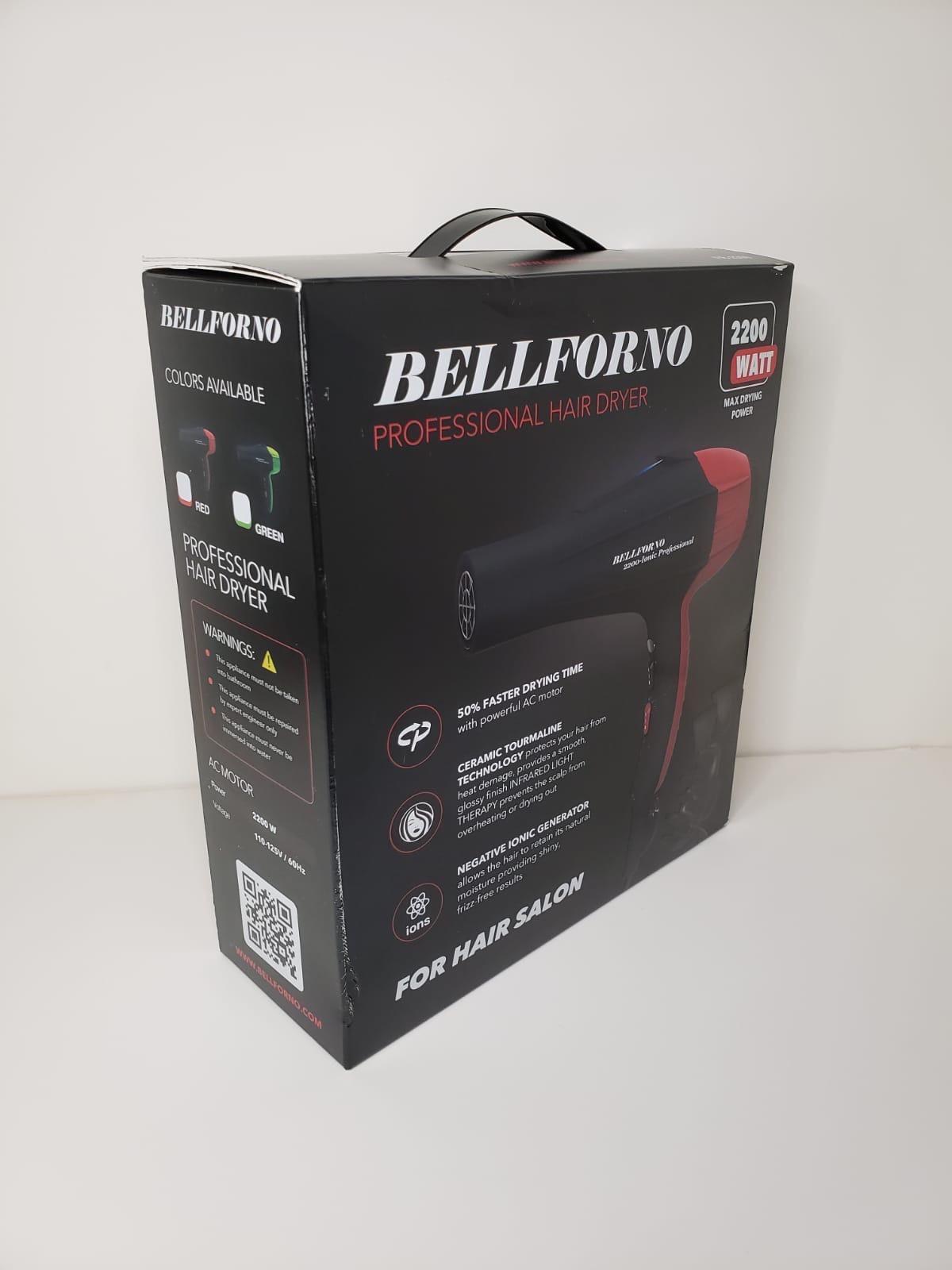 Professional Ionic Curly Hair Dryer with Diffuser, Black/Red customer photo 1