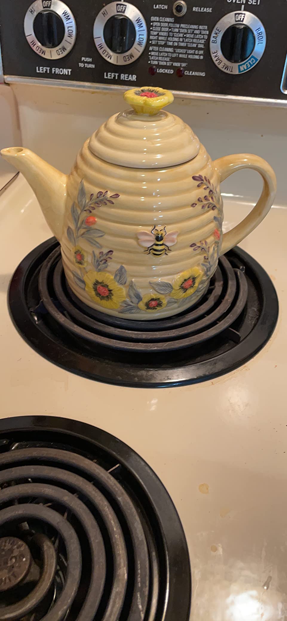 Bee Sweet 32 oz. 3-D Beehive Teapot Ceramic,Multi Colored customer photo 2