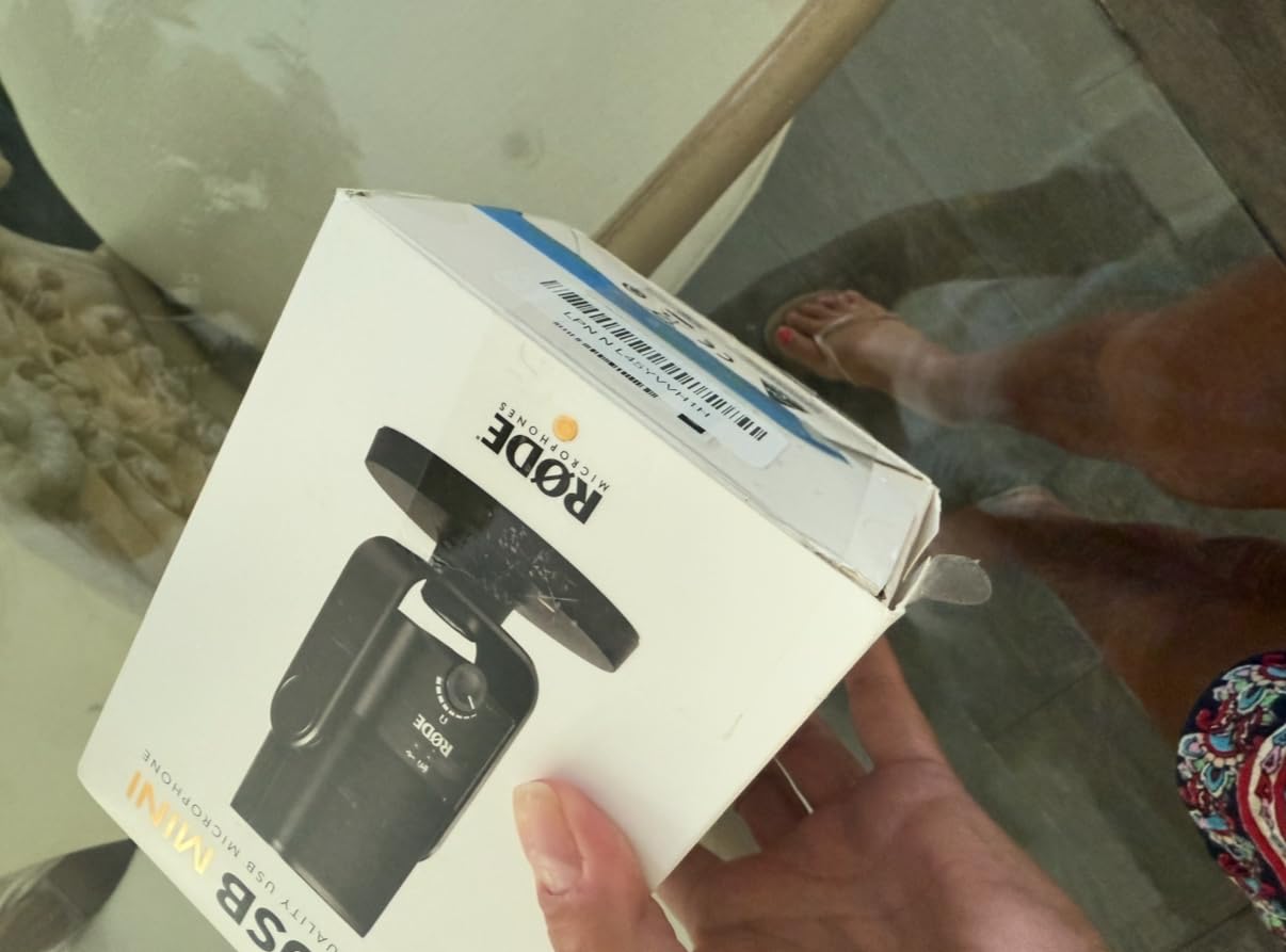 RØDE NT-USB Mini Studio-Quality USB Condenser Microphone customer photo 1