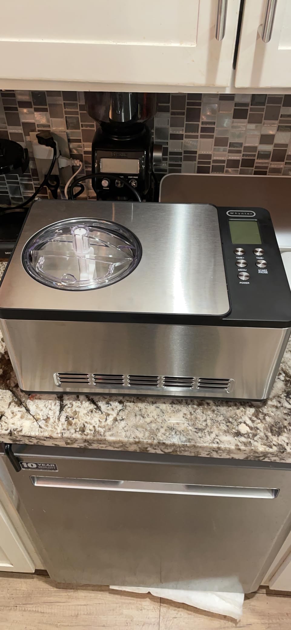 Whynter Rolled Ice Cream Maker with Compressor, 0.5 Qt, ICR-300SS customer photo 2