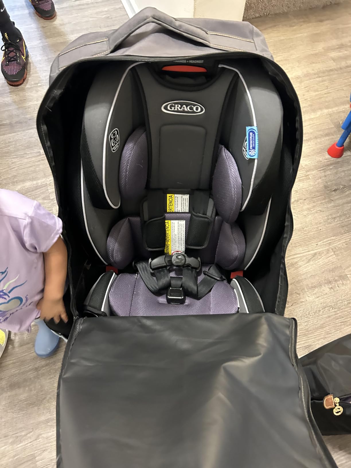 Chicco Car Seat Travel Bag - Anthracite, Grey customer photo 2
