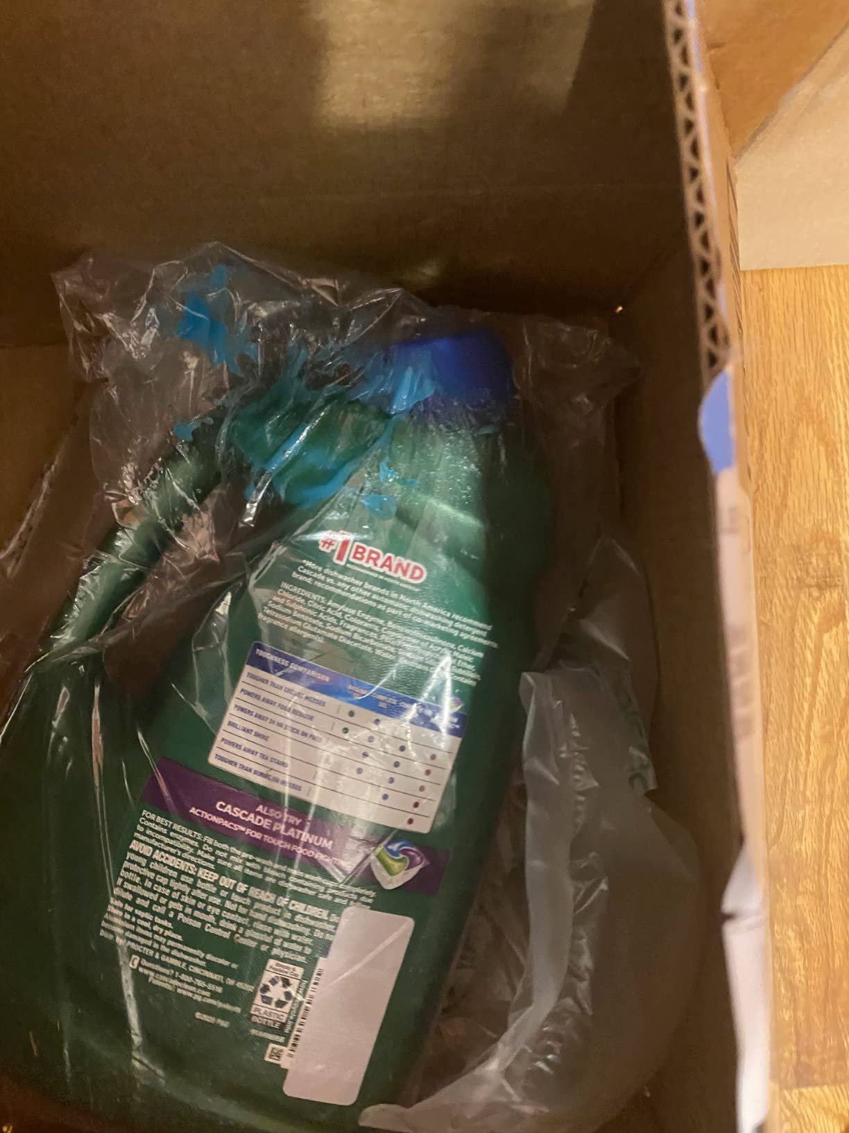 Cascade Complete +Oxi Gel Dishwashing Detergent, Fresh Scent, 60 fl oz customer photo 1