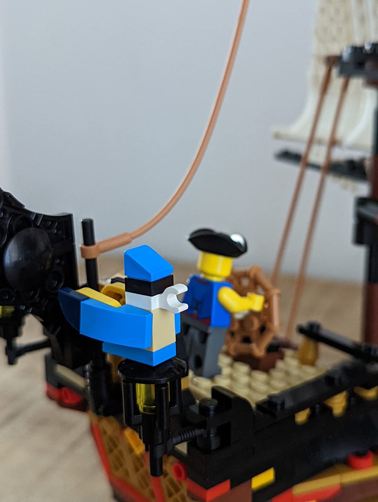 LEGO Creator 3 in 1 Pirate Ship Building Set, Kids can Rebuild The Pirate Ship into an Inn or Skull Island, Features 4 Minifigures and Shark Toy, Makes a Great Gift for Kids Ages 9+ Years Old, 31109 customer photo 1