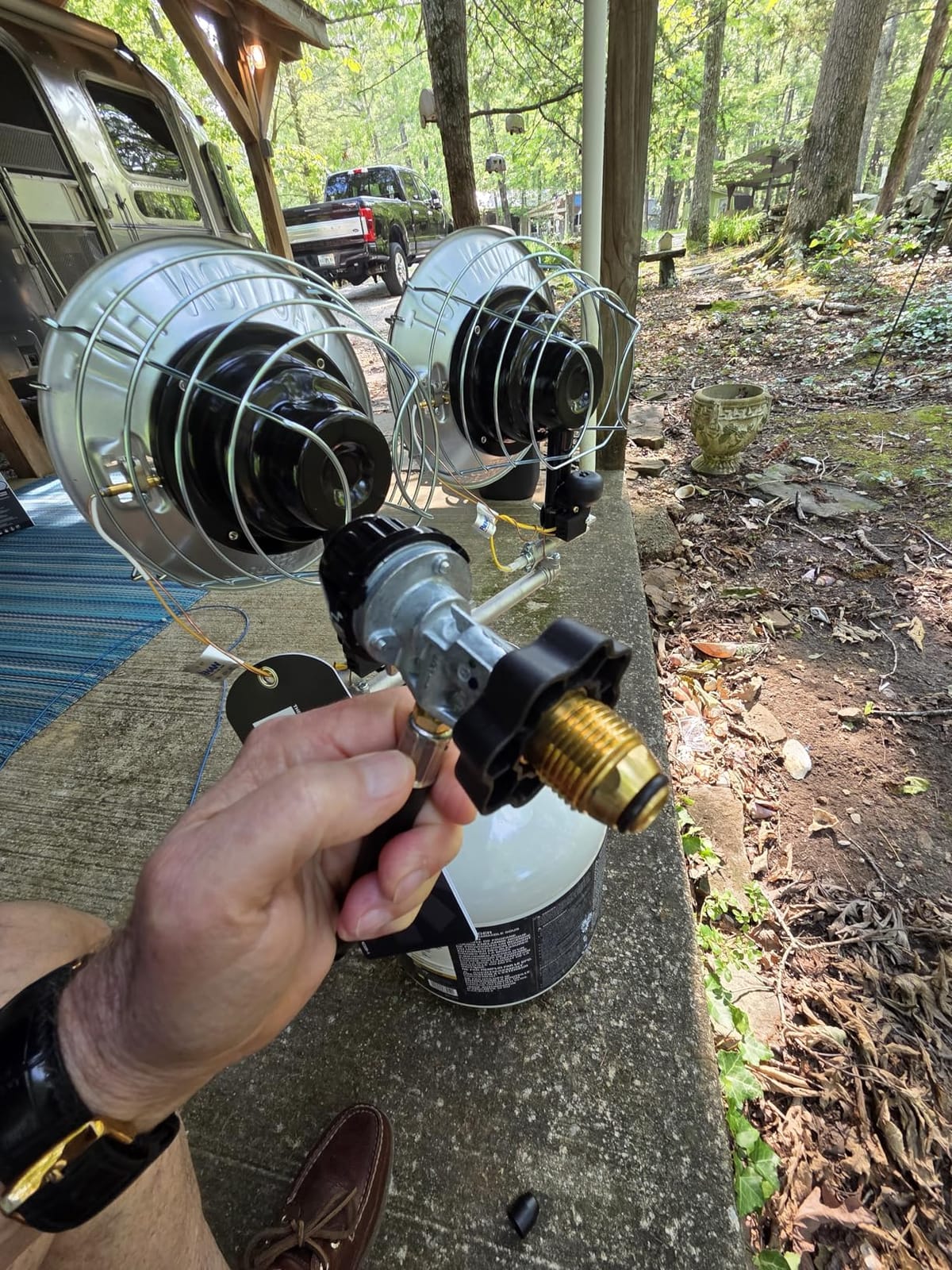 Mr. Heater 30,000 BTU Double Tank Top Heater customer photo 2