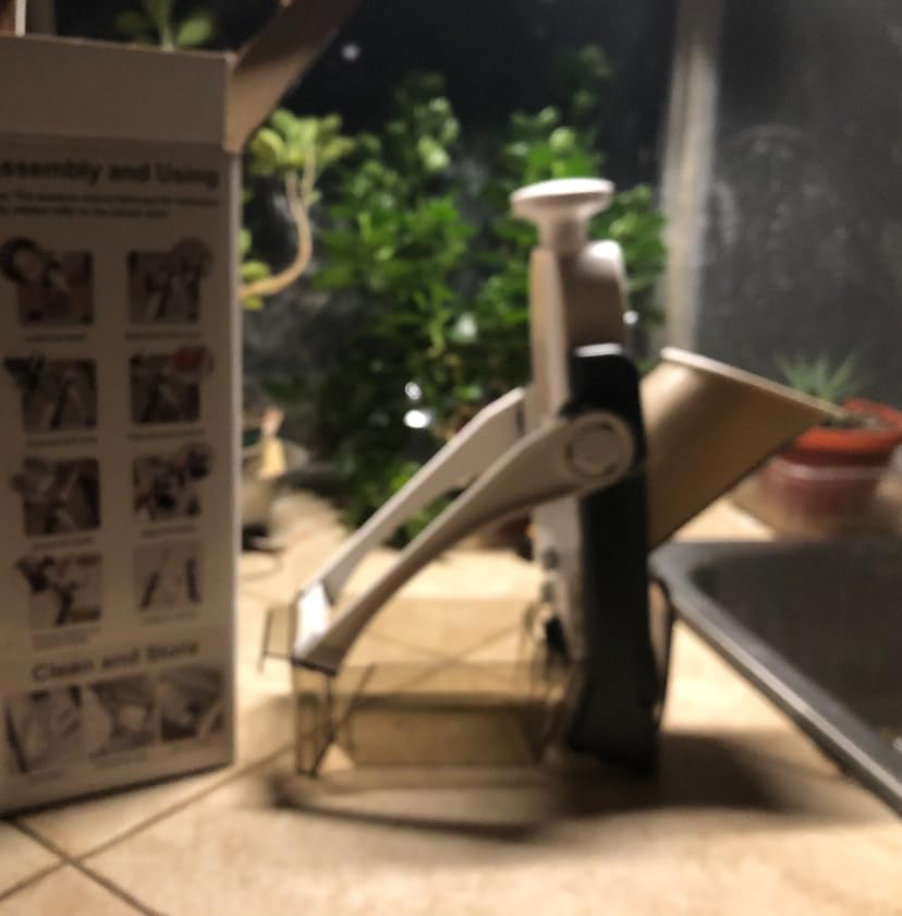 ONCE FOR ALL Safe Mandoline Slicer Kitchen, All in 1 Vegetable Slicer, Gray customer photo 2