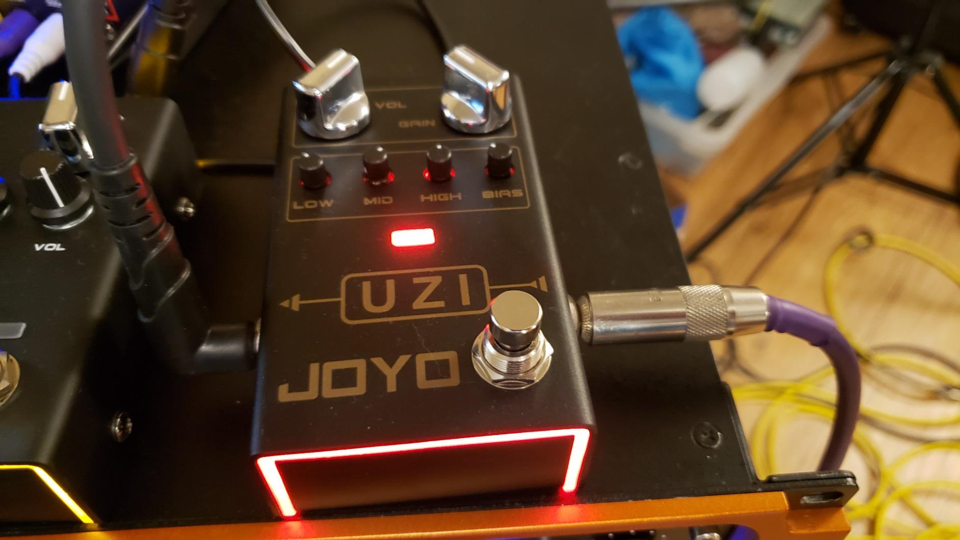 JOYO High-Gain Distortion Guitar Pedal, American & British Voicing via Bias Knob with 3-Band EQ & Dynamic Balance, True Bypass (UZI R-03) customer photo 1