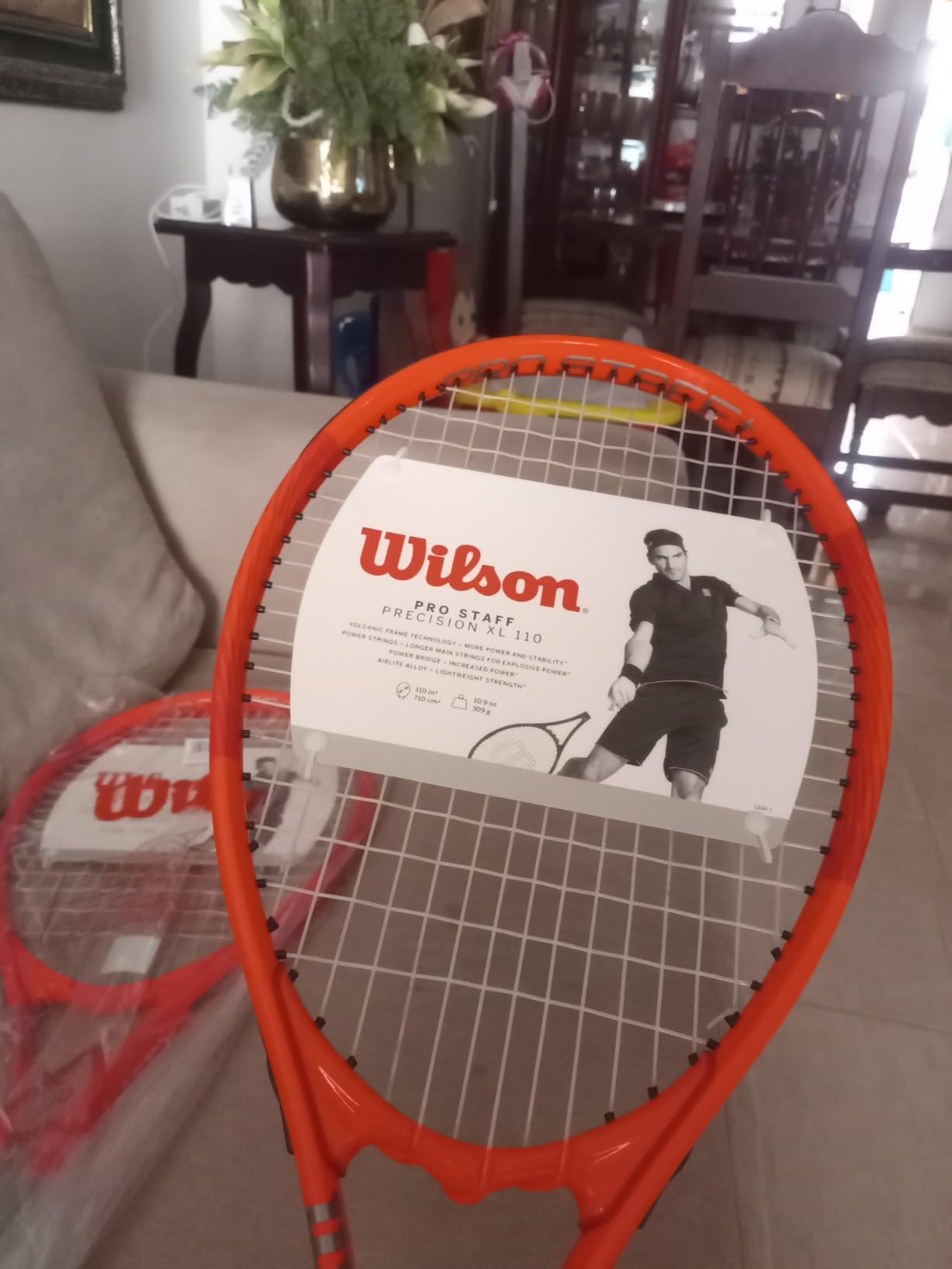 Wilson Pro Staff Precision XL 110 Adult Recreational Tennis Racket - Grip Size 3-4 3/8