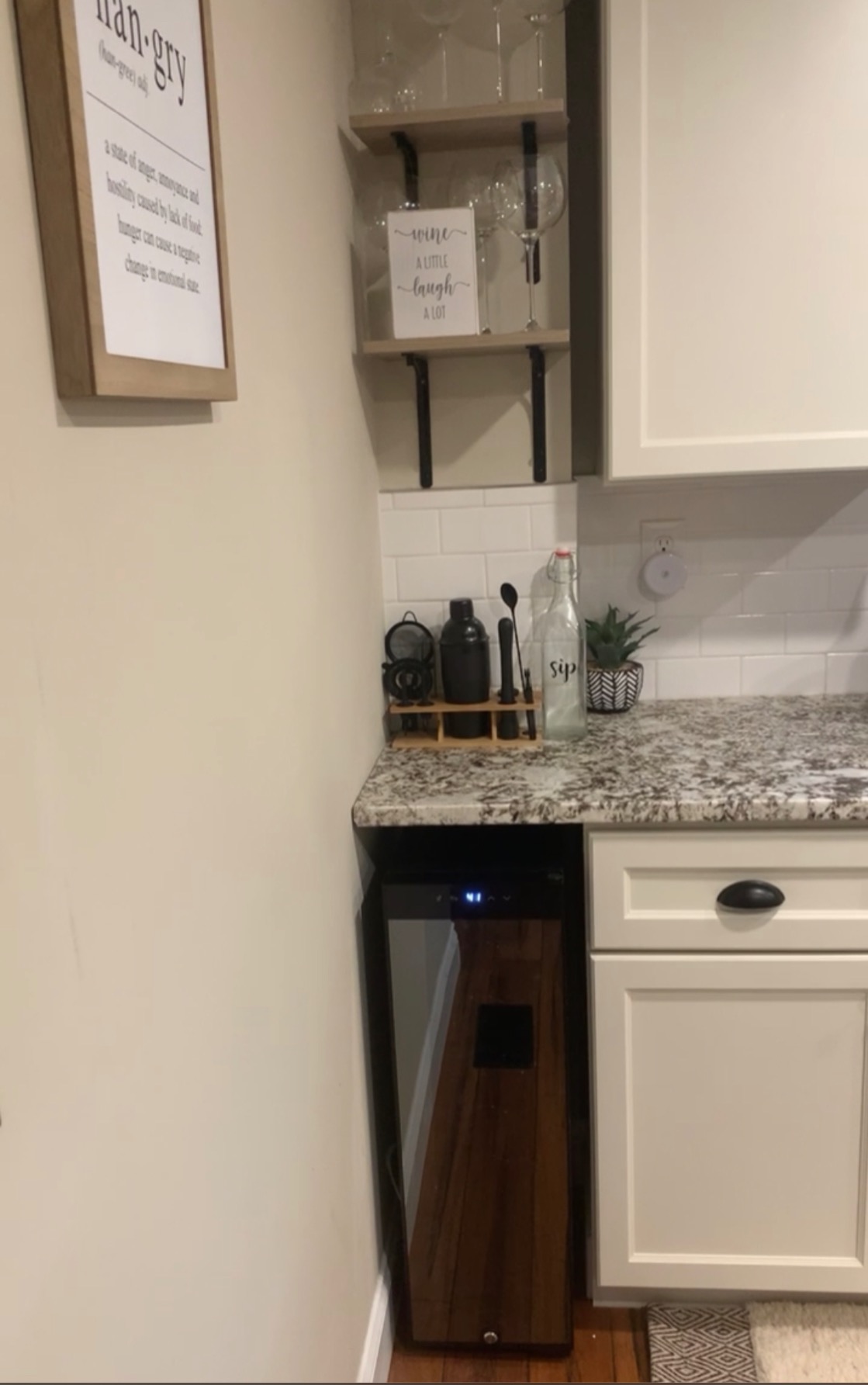 Ivation 12 Bottle Compressor Wine Cooler, Freestanding Fridge w/Lock, Black | Small, quiet wine refrigerator and cellar with a UV glass door, LED lighting, and 41-64F digital temperature control customer photo 2
