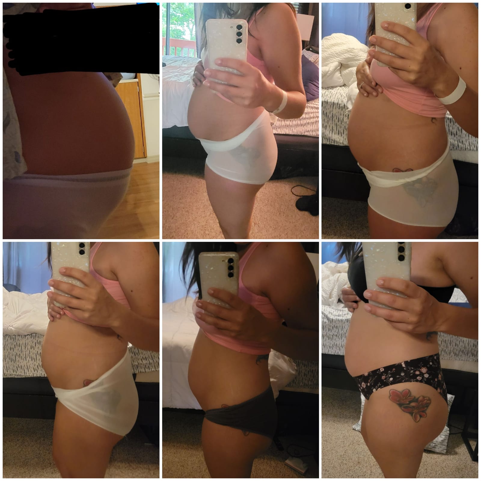 ChongErfei 3 in 1 Postpartum Belly Wrap Recovery Band Belt Abdominal Binder customer photo 2