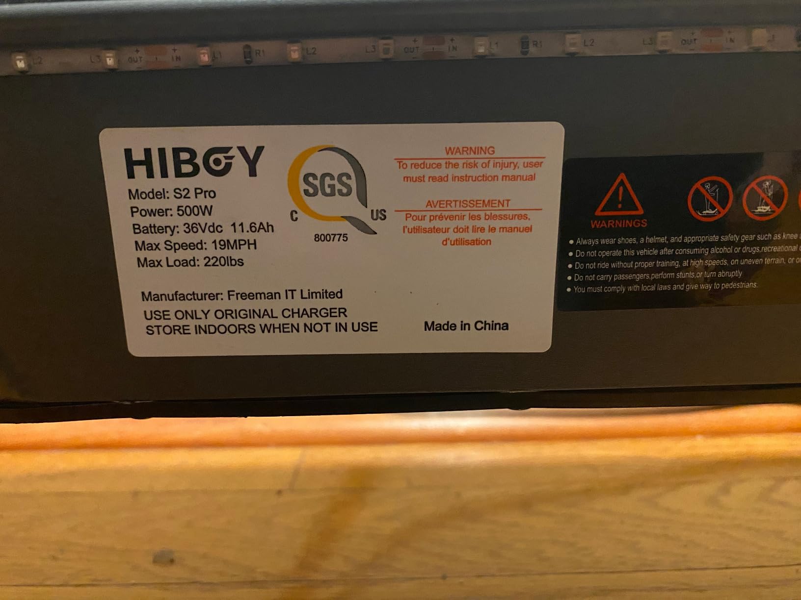 Hiboy S2 Pro Electric Scooter, 500W Motor, 10