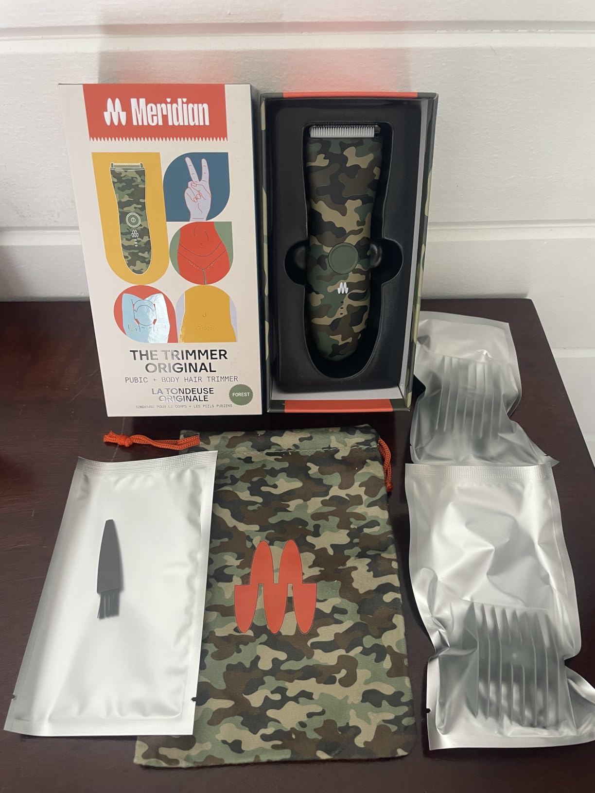 MERIDIAN The Trimmer Original | Body Hair Trimmer for Men & Women | Sage customer photo 2