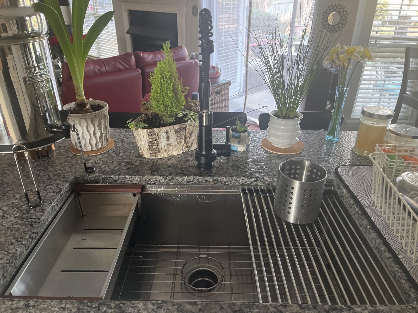 Sarlai 33 Kitchen Sink Undermount 33 x 19 Inch Undermount Sink Workstation customer photo 1