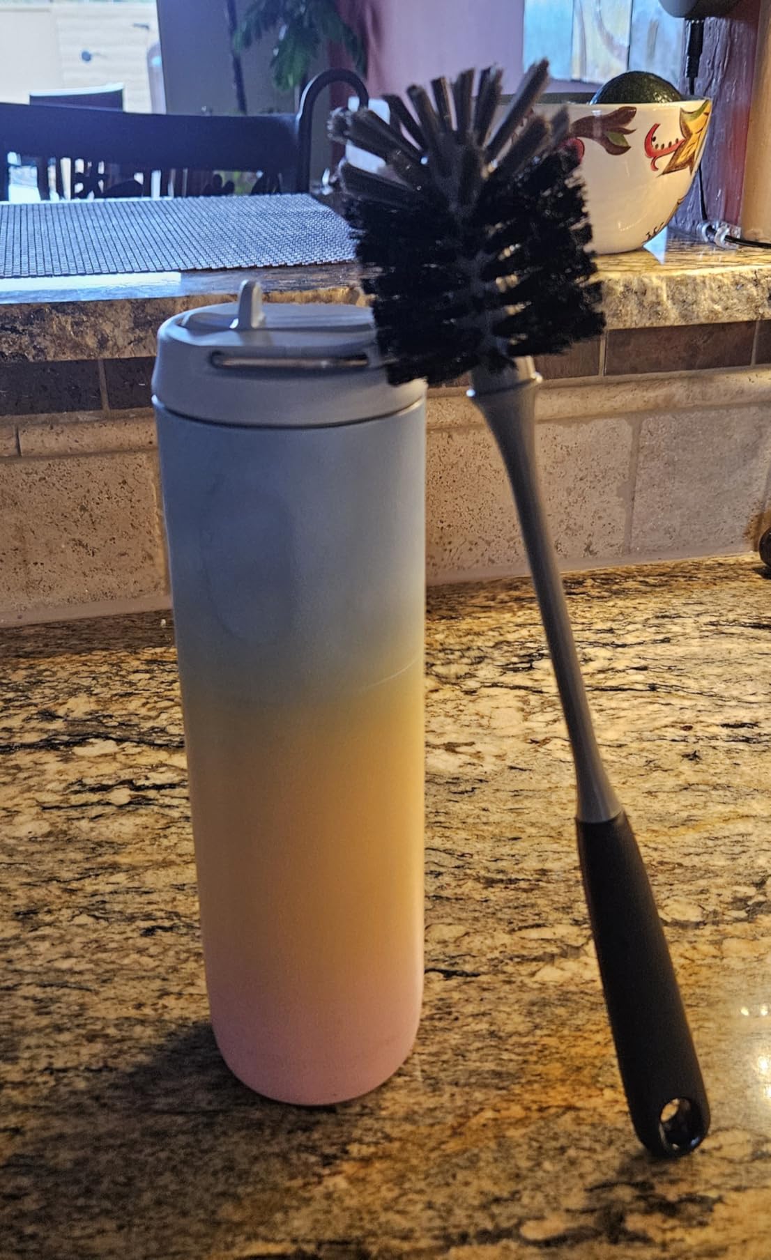 MR.SIGA Long Handle Bottle Brush, Non-Scratch Water Bottle Brush Cleaner customer photo 1