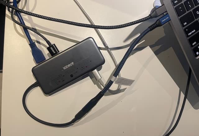 Anker USB-C Hub, 8-in-1 Multiport Ethernet Adapter with 4K@60Hz HDMI Port | 85W Max PD, 10Gbps USB-C & 2 USB-A Data Ports, microSD/SD Card Reader, for USB C Laptops, MacBook Pro, XPS, iPad and More customer photo 1