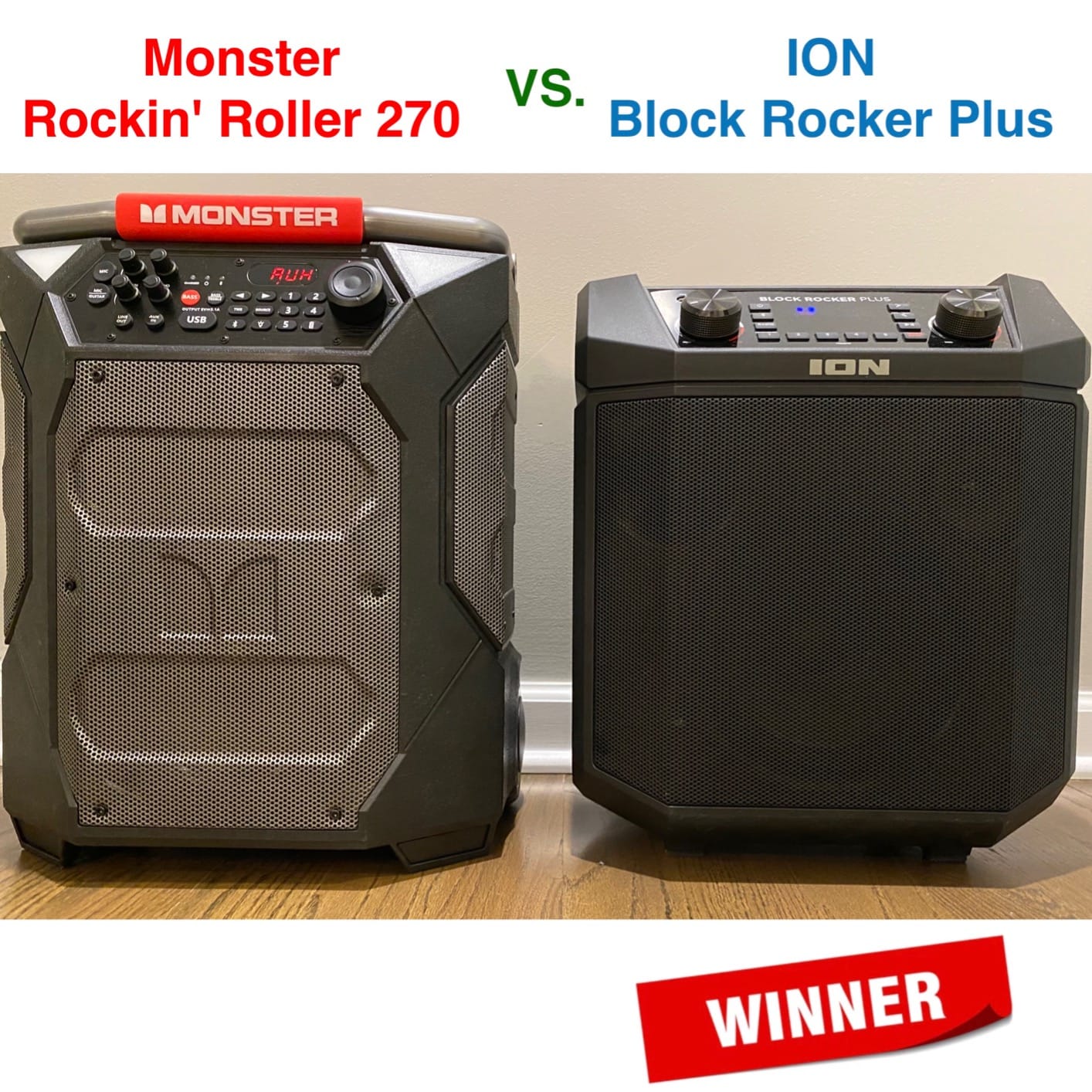 Monster Rockin’ Roller 270 Indoor/Outdoor Portable Bluetooth Speaker | up to 200W of 270 Degree Sound & up to 100 Hours of Playtime customer photo 2